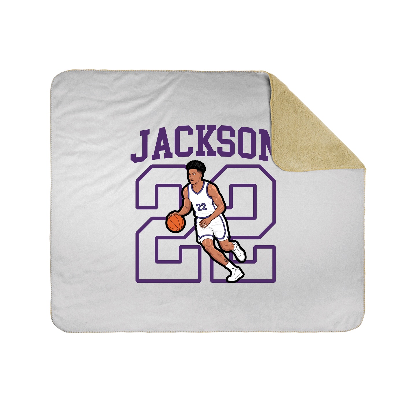 Throw Blanket — Shirsey in White