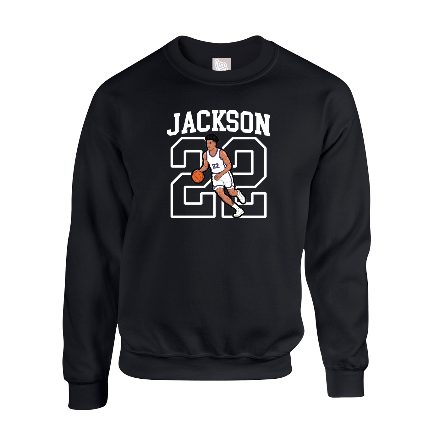 Fleece Crew — Shirsey in Black