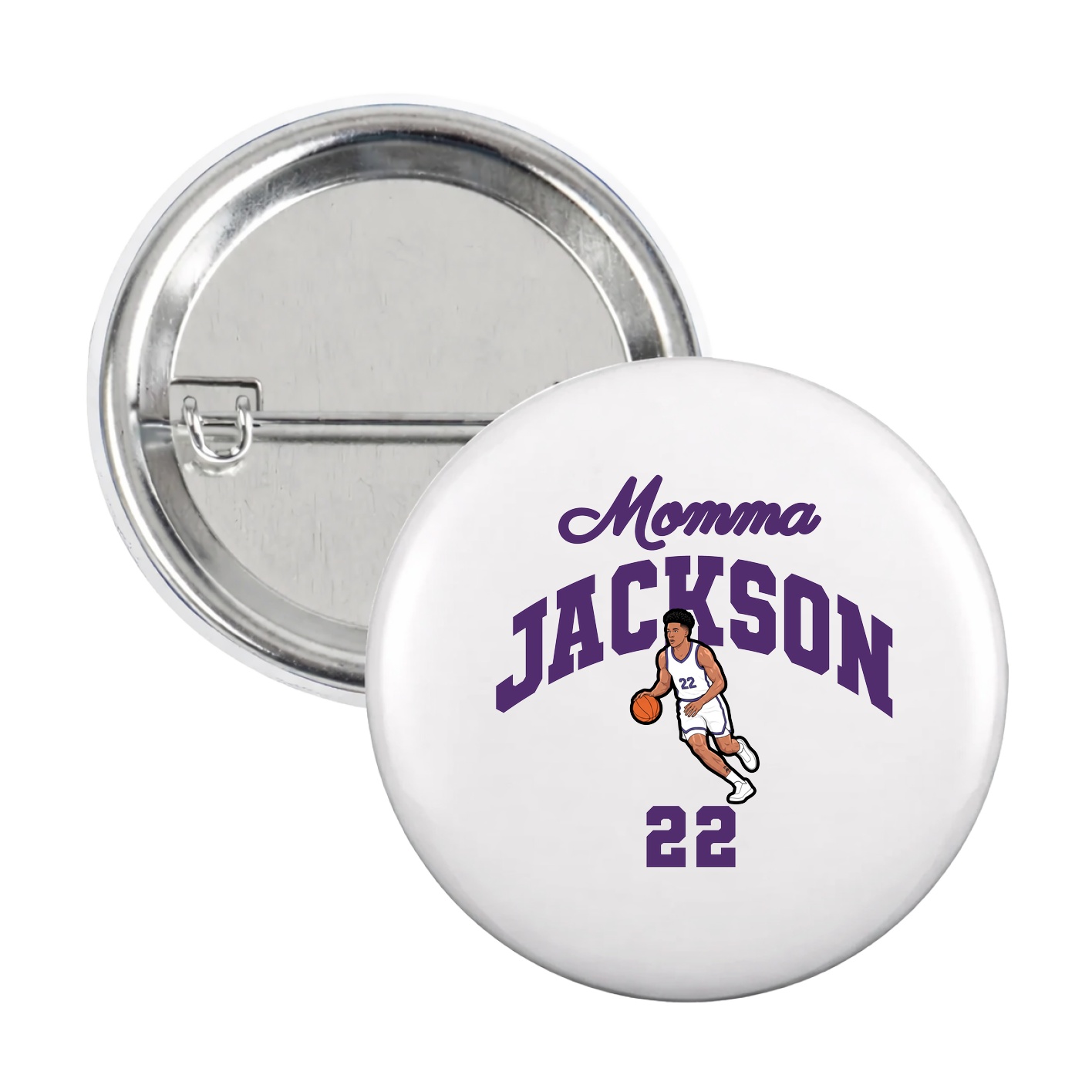 Game Day Button — Mothers Day Arch in White