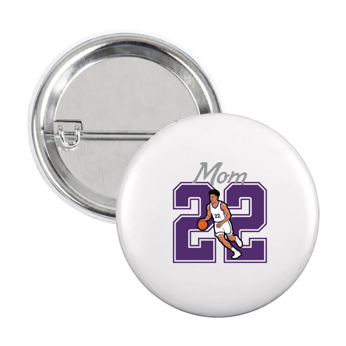 Game Day Button — Mothers Day Shirsey in White