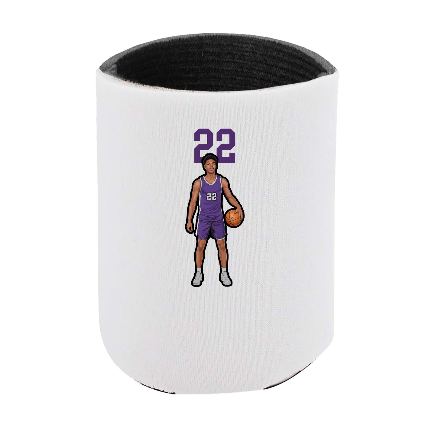 Can Holder — Number Top in White