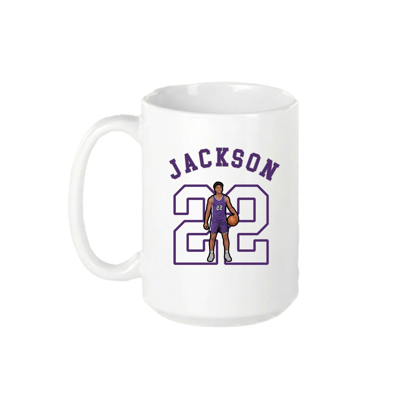 15oz Coffee Mug — Shirsey Arch in White