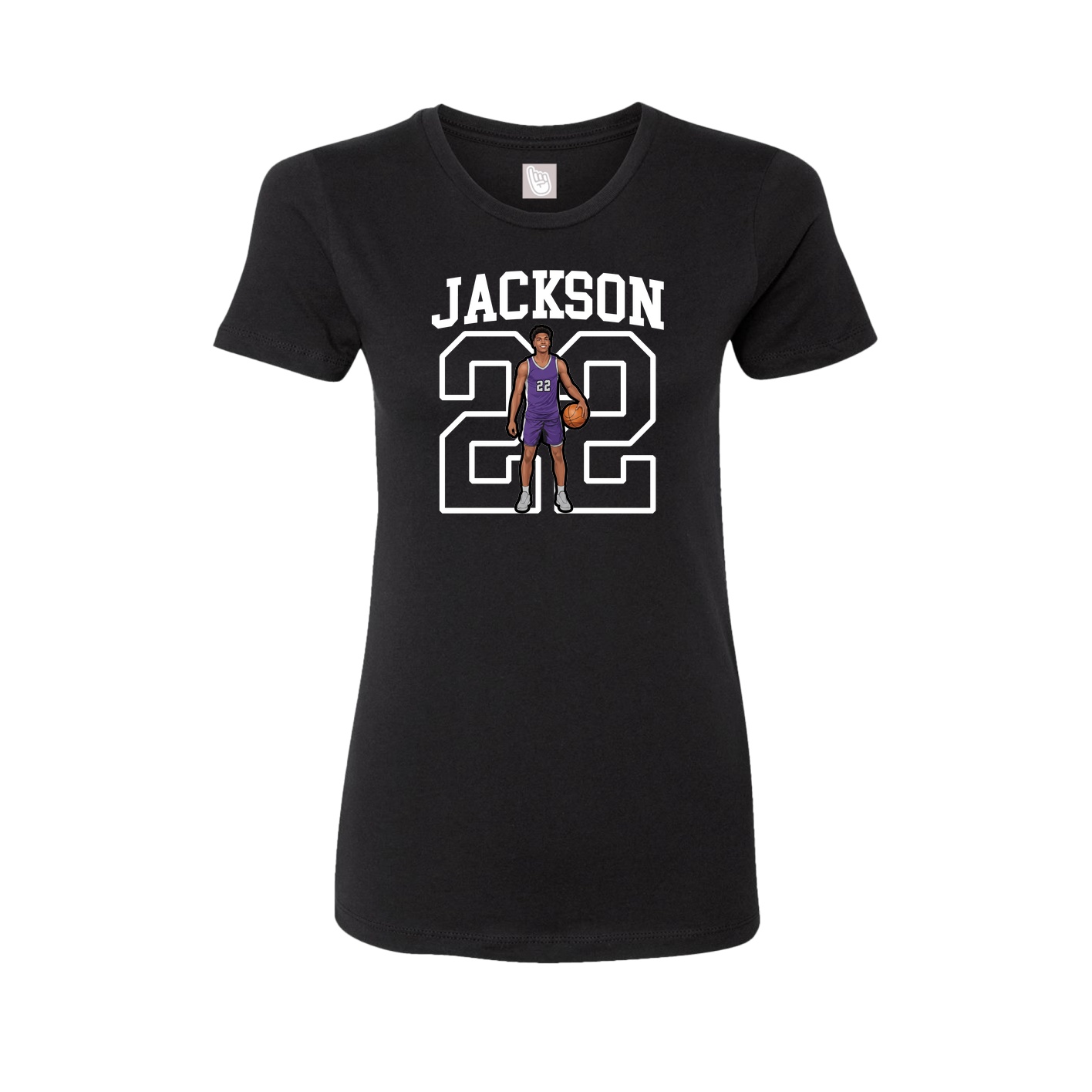Fitted Women's Tee — Shirsey in Black
