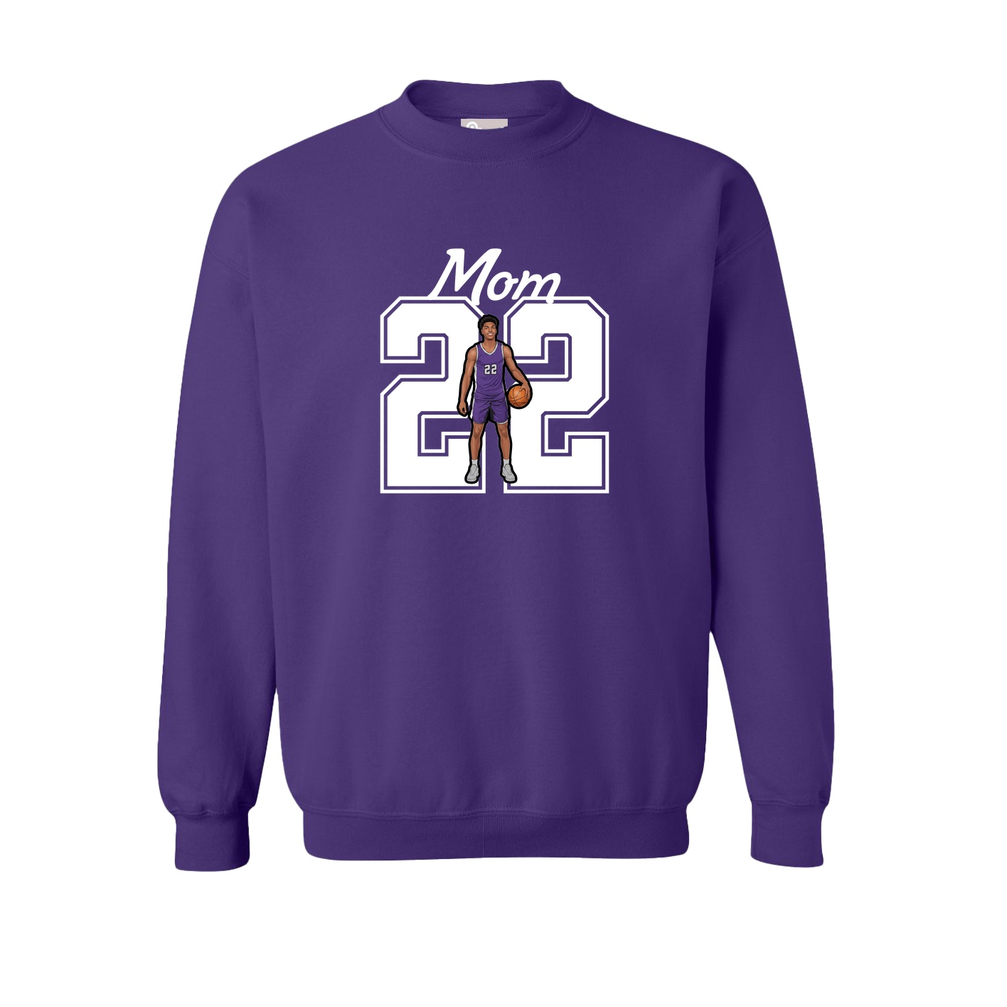 Fleece Crew — Mothers Day Shirsey in Purple