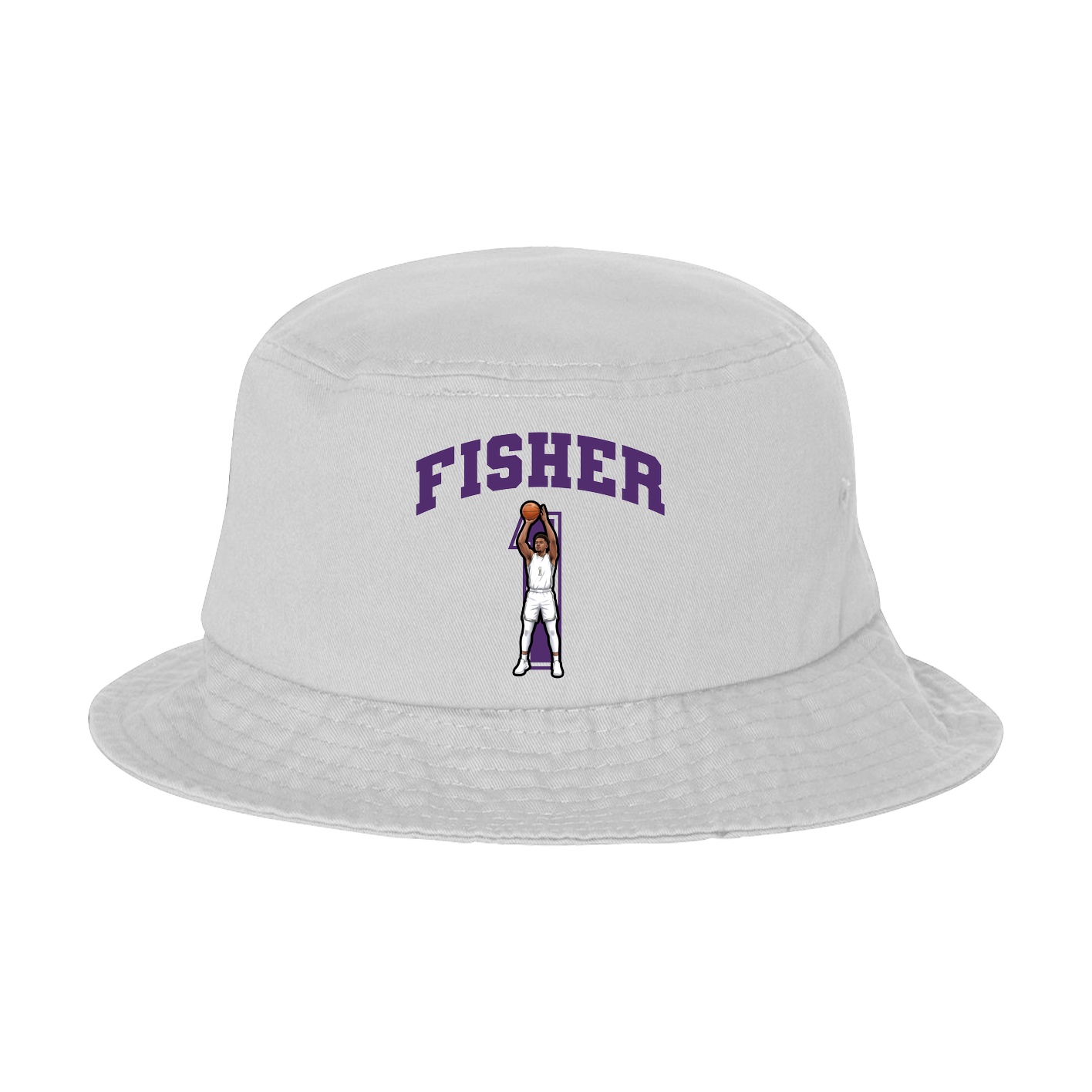 Bucket Cap — Number in White