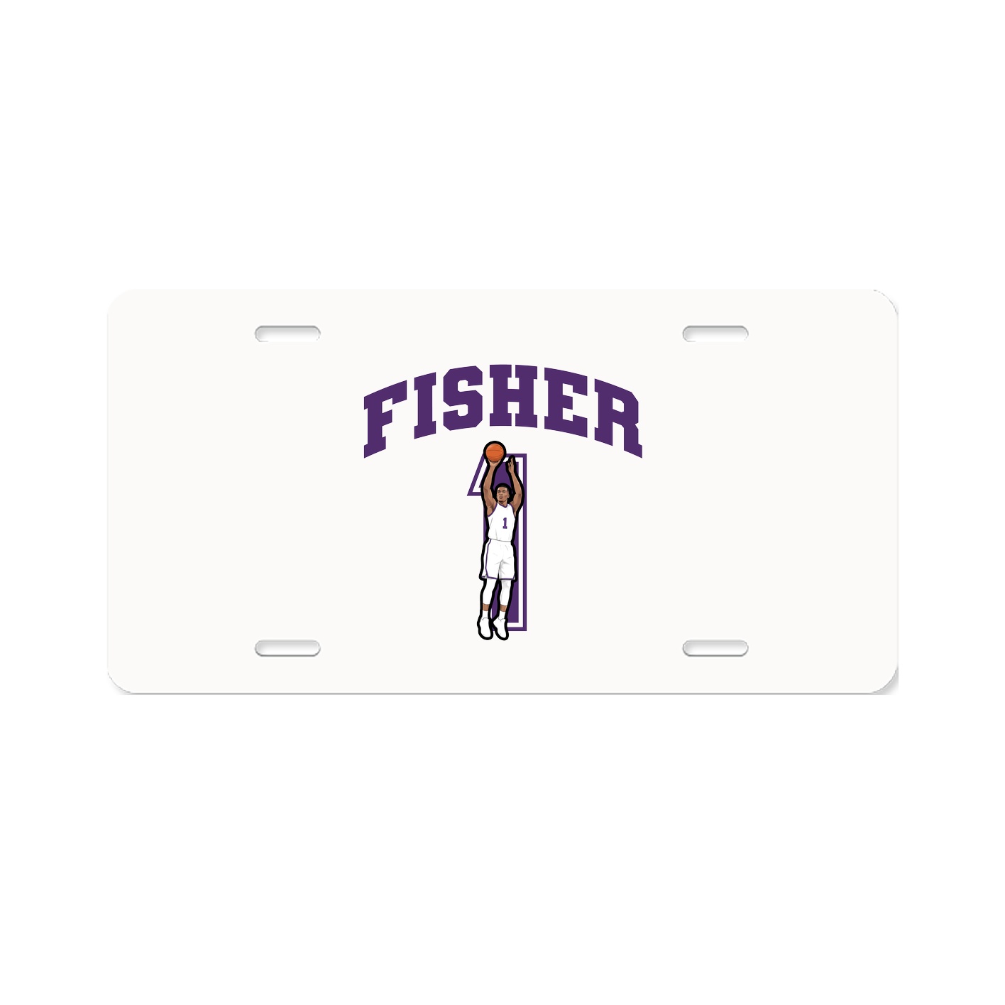 License Plate — Number in Classic