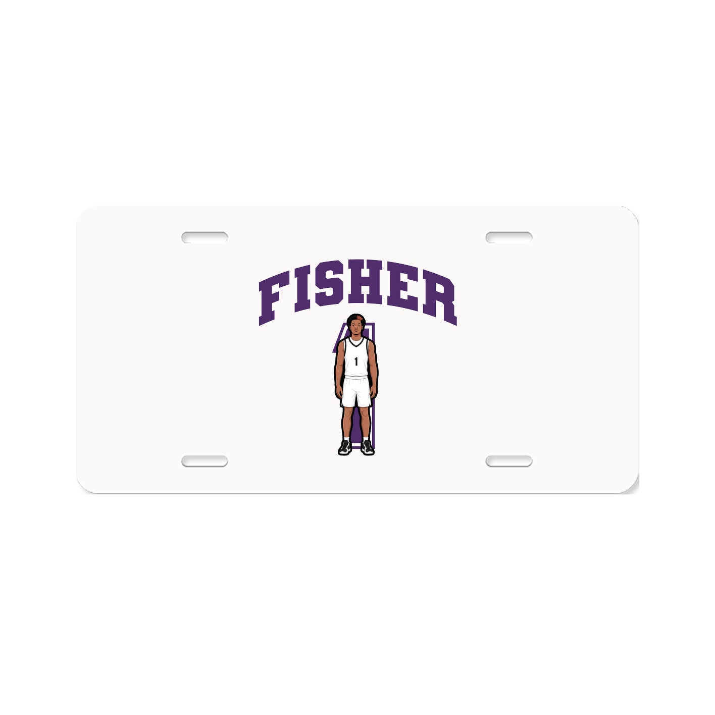 License Plate — Number in Classic