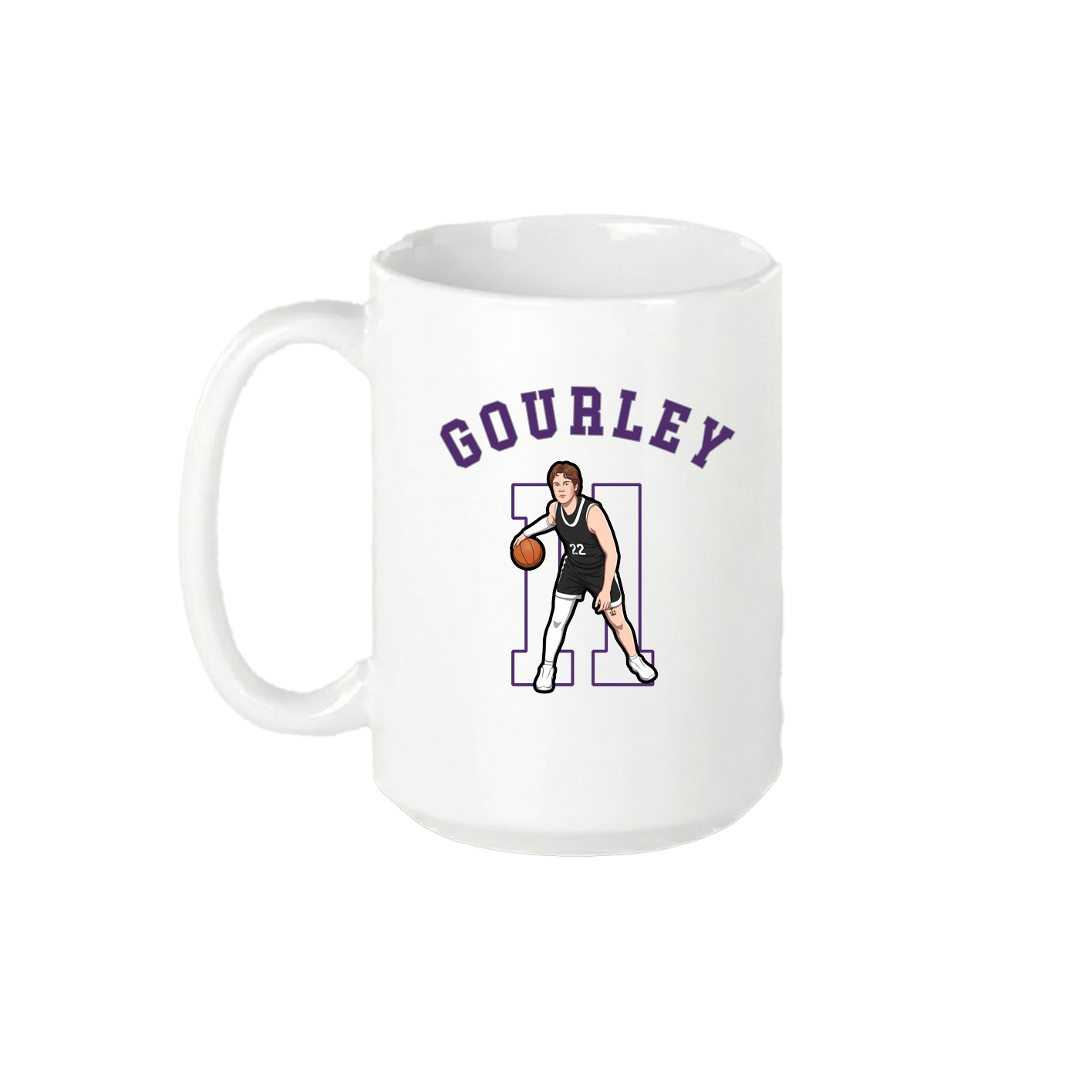 15oz Coffee Mug — Shirsey Arch in White