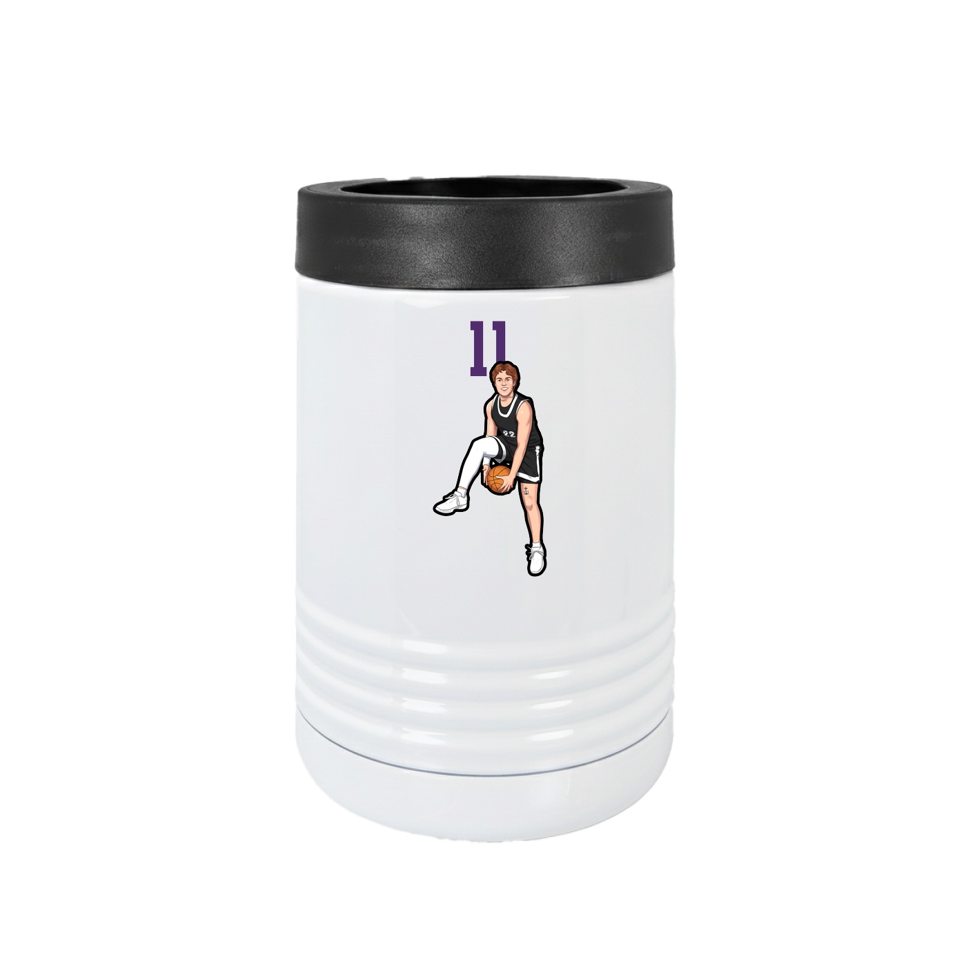 Beverage Holder — Number Top in White