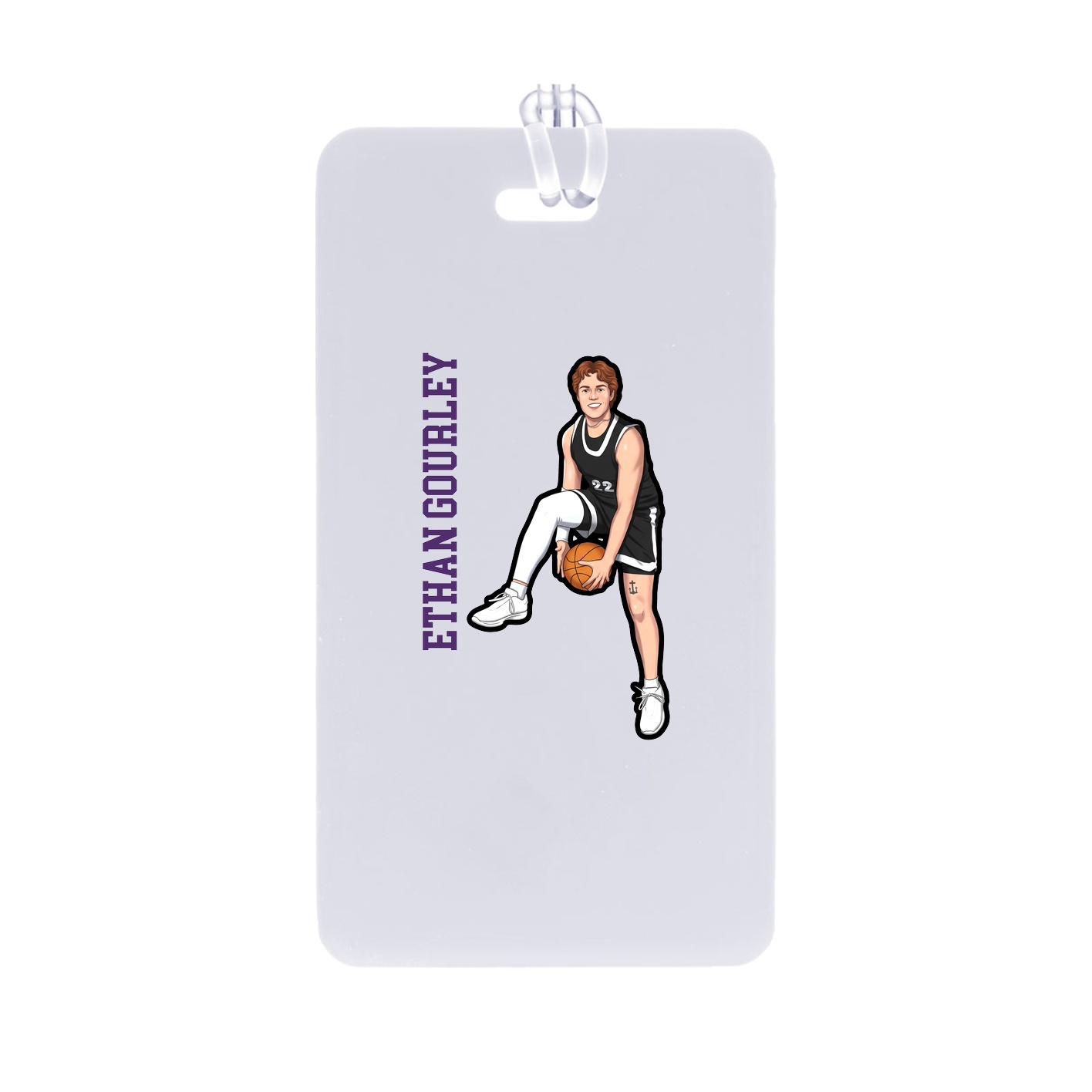 Bag Tag — Name Vertical in Classic