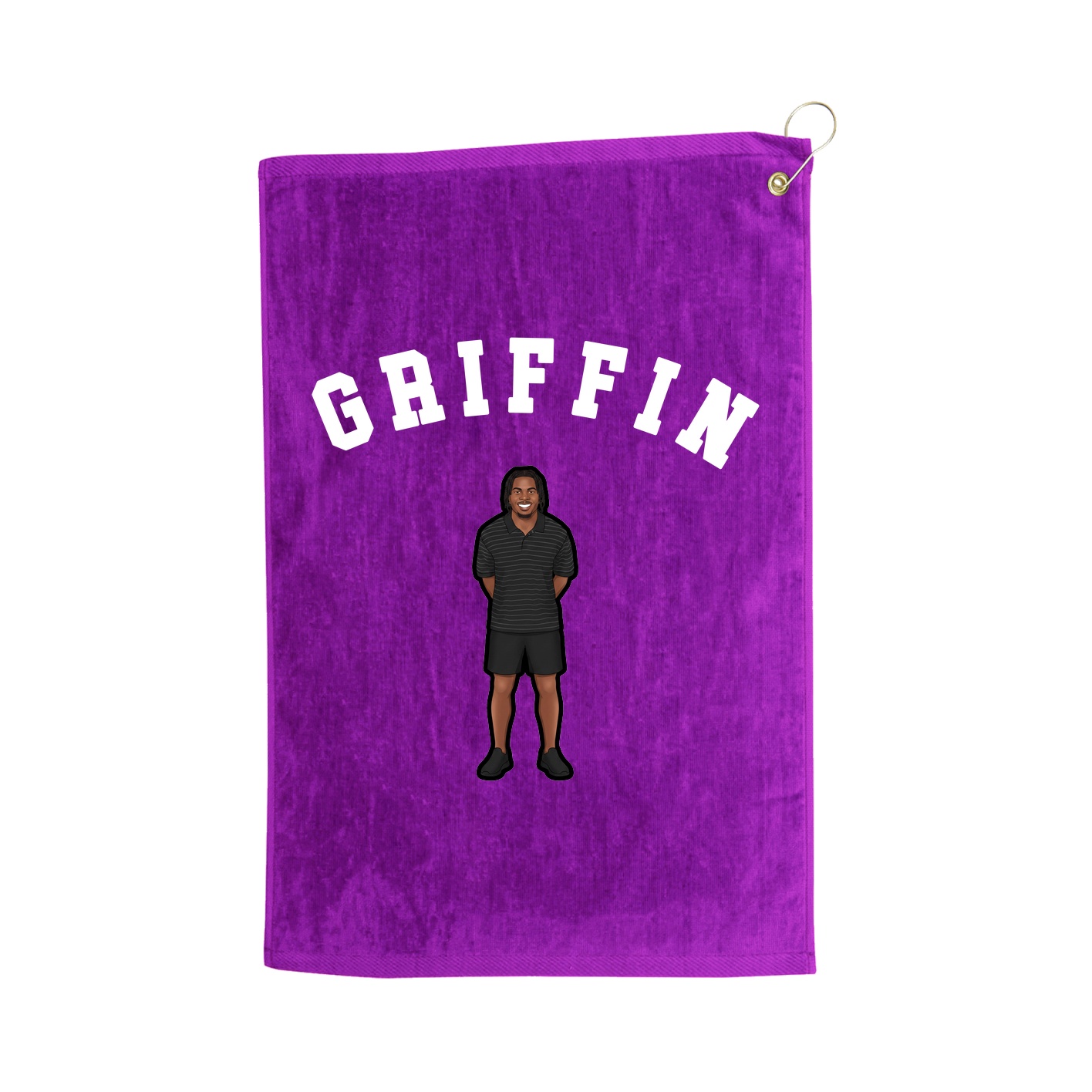 Golf Towel — Shirsey Arch in Purple