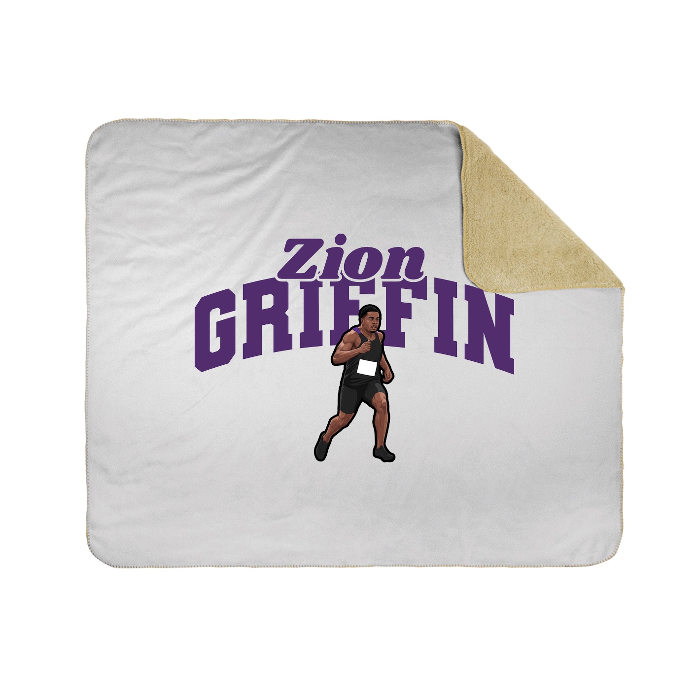 Throw Blanket — Signature Arch in White