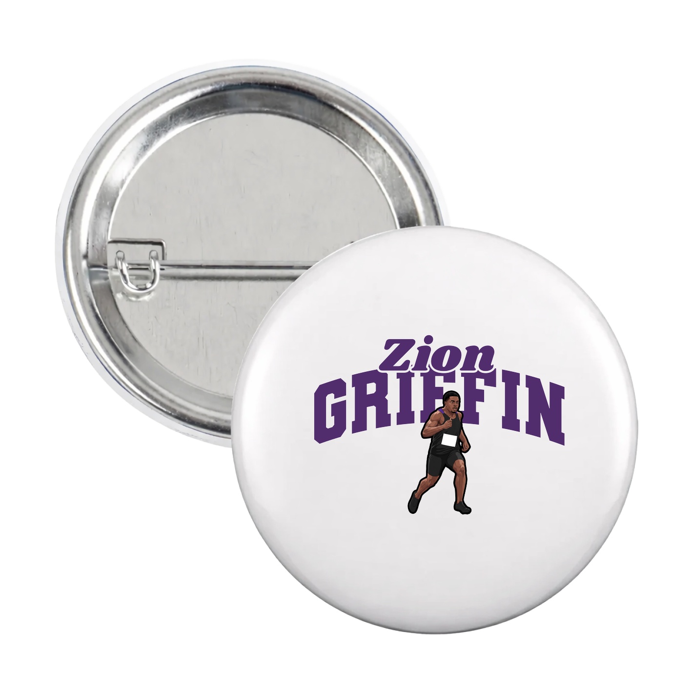 Game Day Button — Signature Arch in White