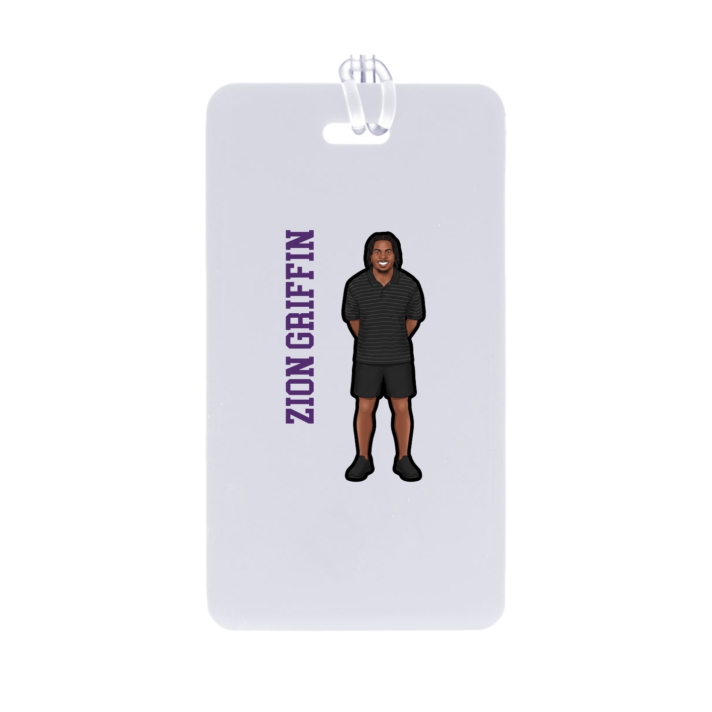 Bag Tag — Name Vertical in Classic