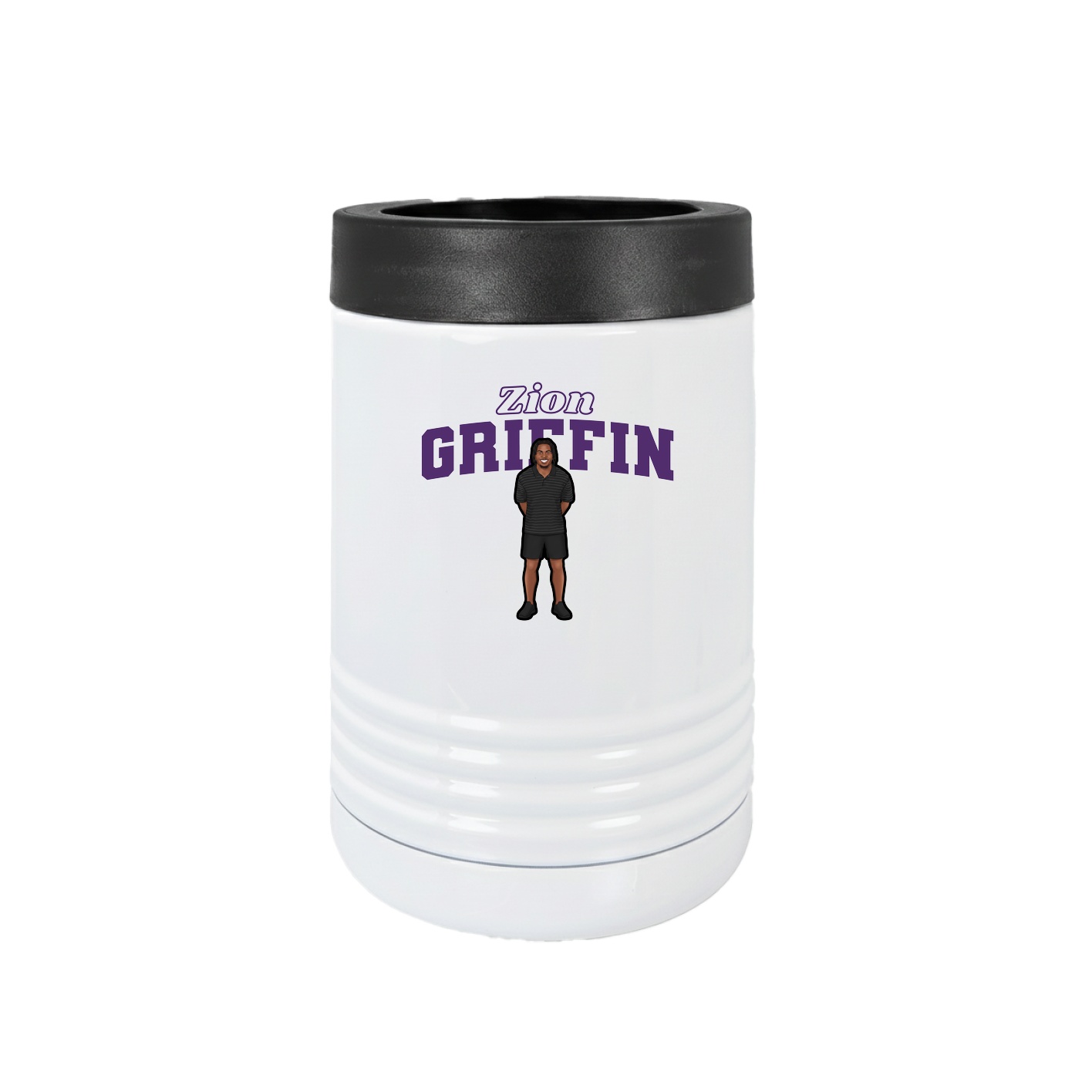 Beverage Holder — Name Arch in White