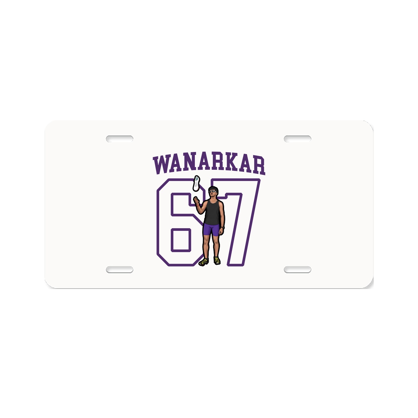 License Plate — Shirsey in Classic