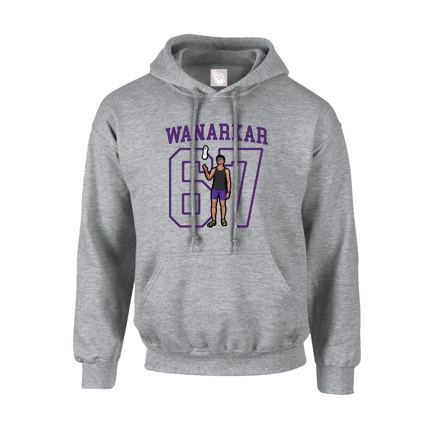 Hoodie — Shirsey in Grey