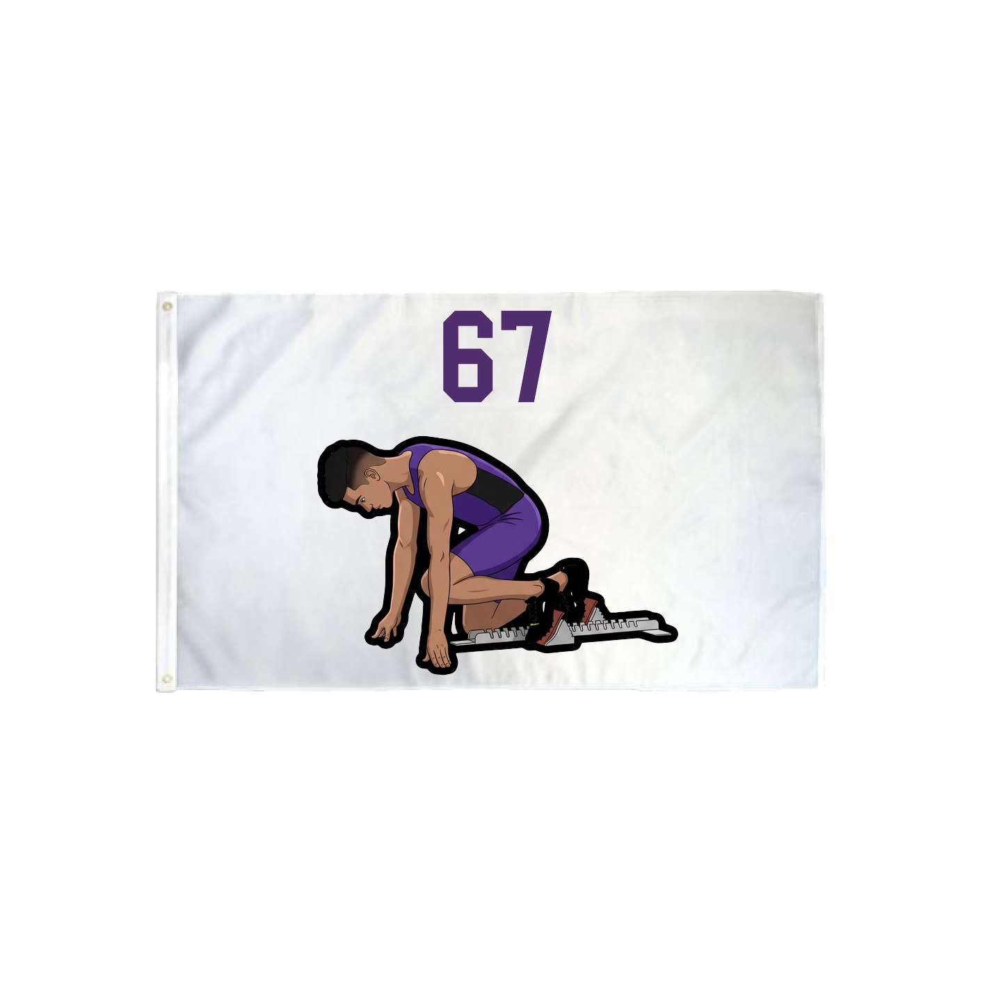 3x5 Flag — Number Top in Classic