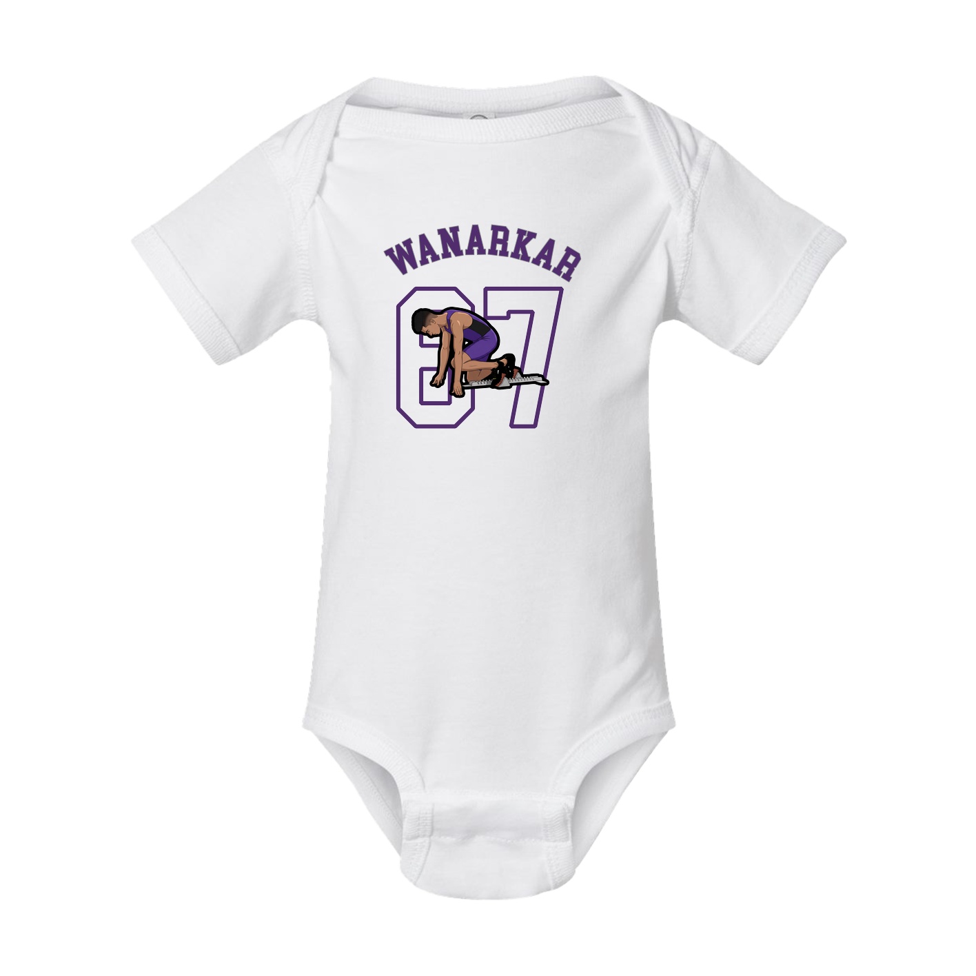 Baby Onesie — Shirsey Arch in White