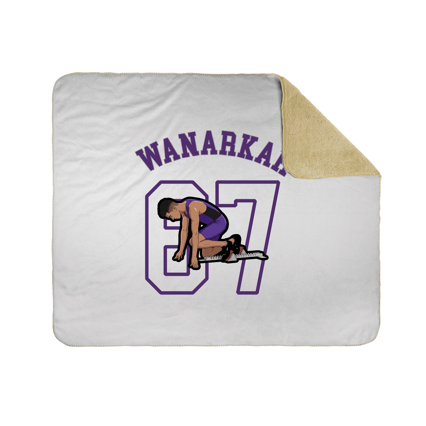 Throw Blanket — Shirsey Arch in White