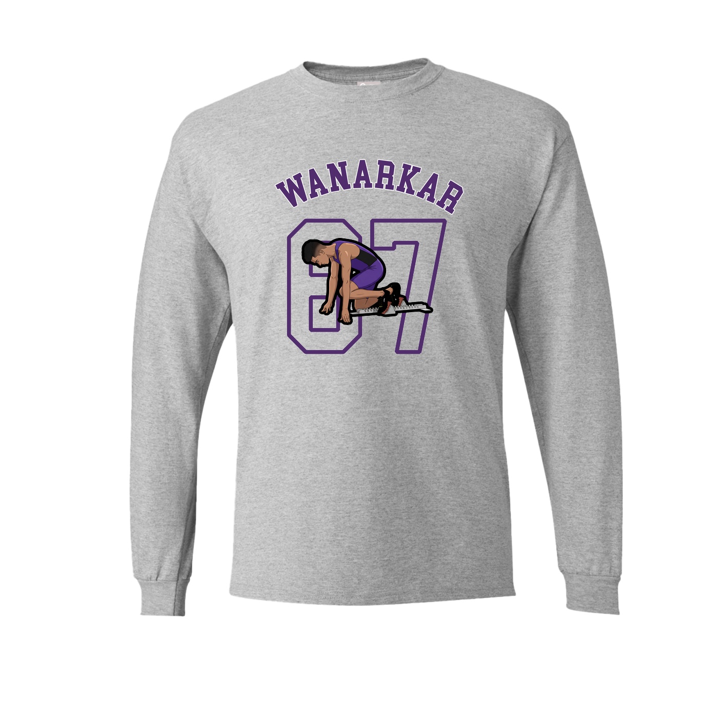 Long Sleeve Tee — Shirsey Arch in Grey
