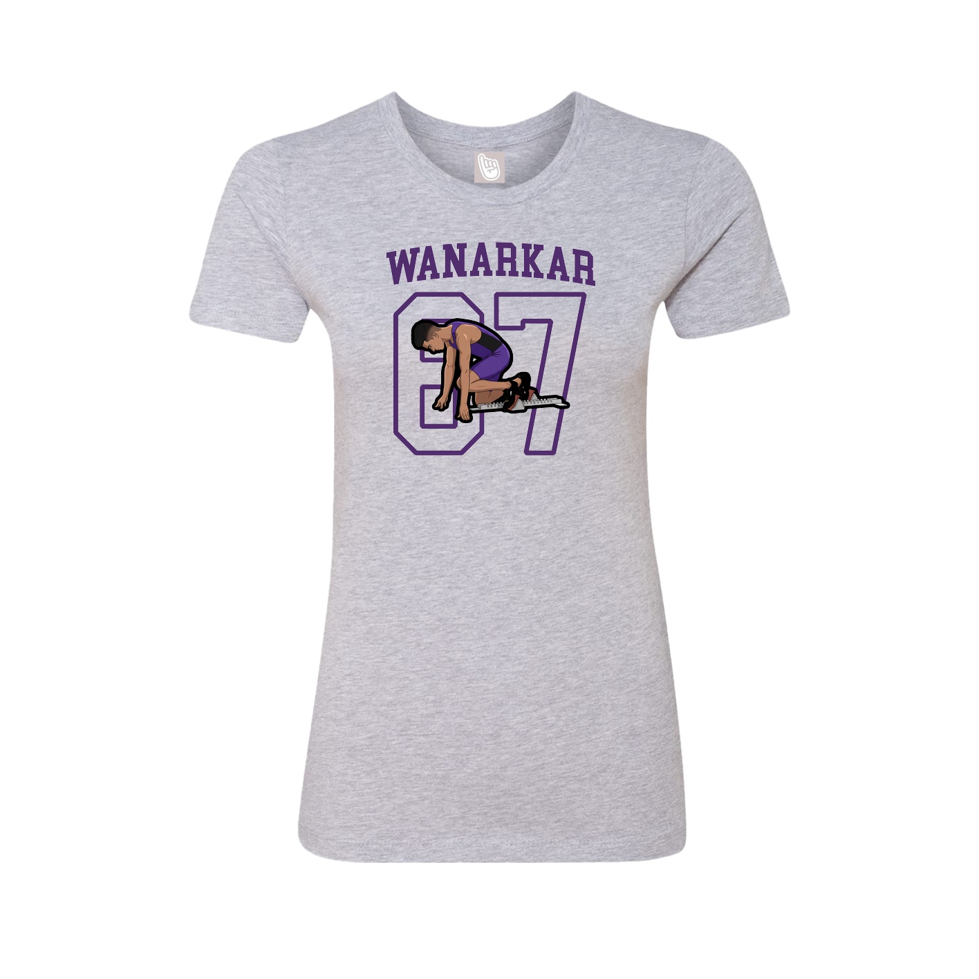 Fitted Women's Tee — Shirsey in Grey