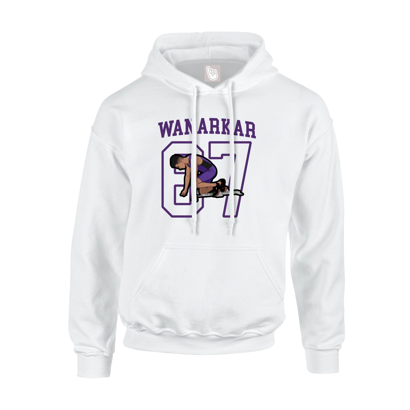 Hoodie — Shirsey in White