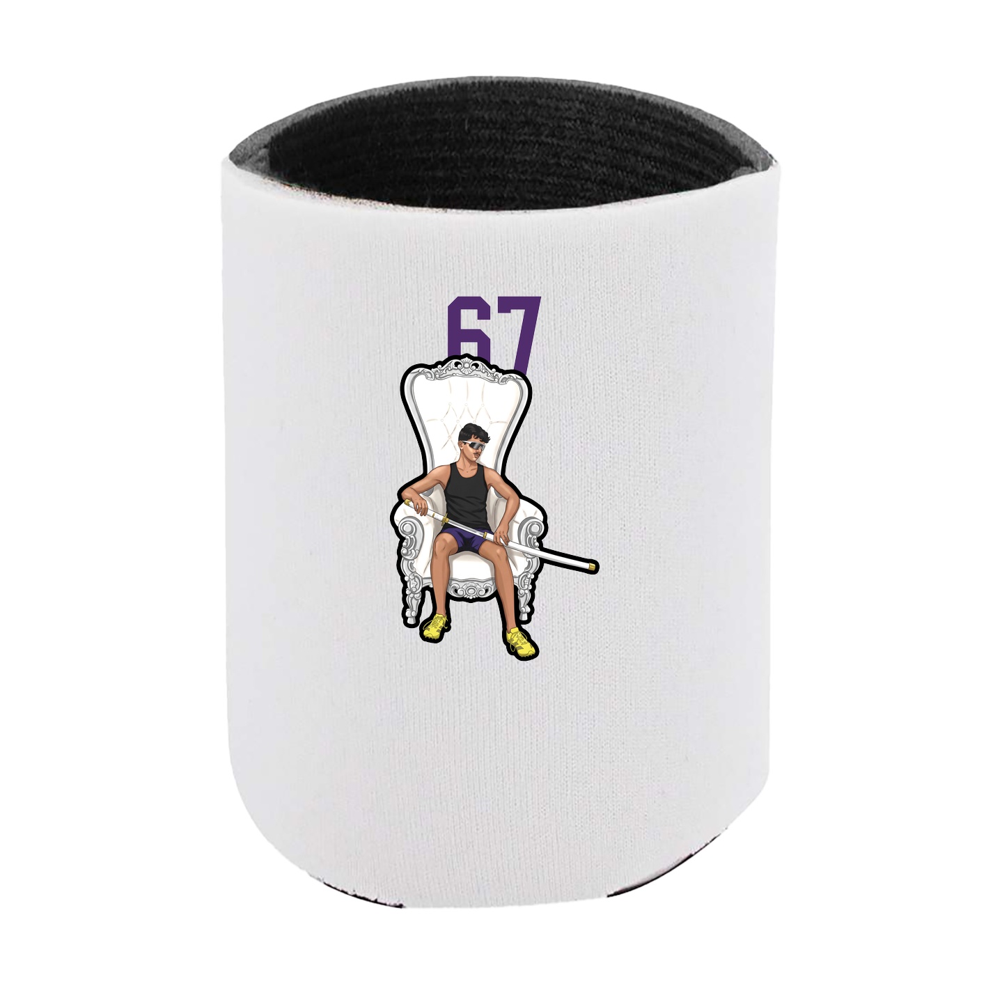 Can Holder — Number Top in White