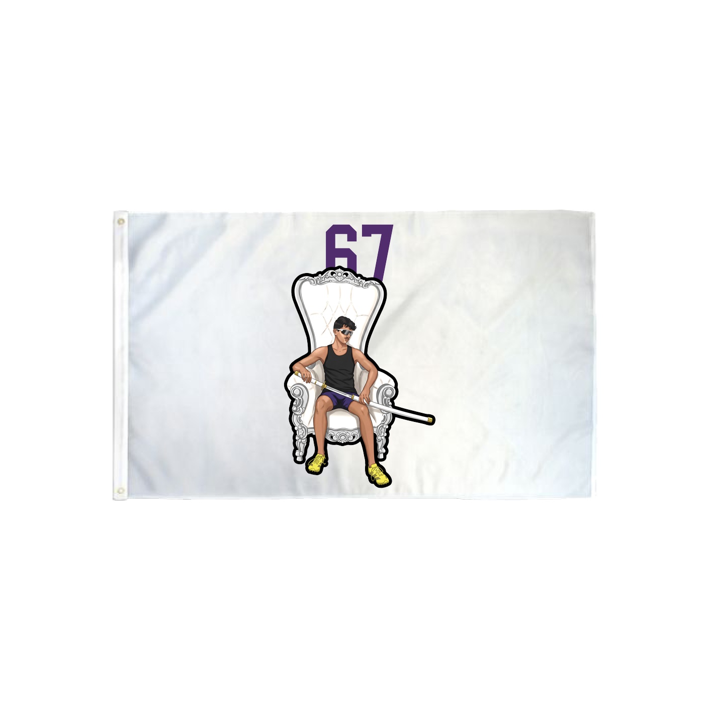 3x5 Flag — Number Top in Classic