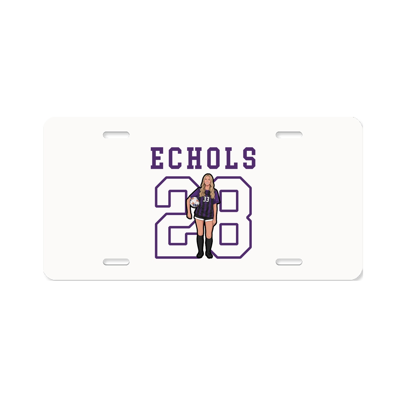 License Plate — Shirsey in Classic