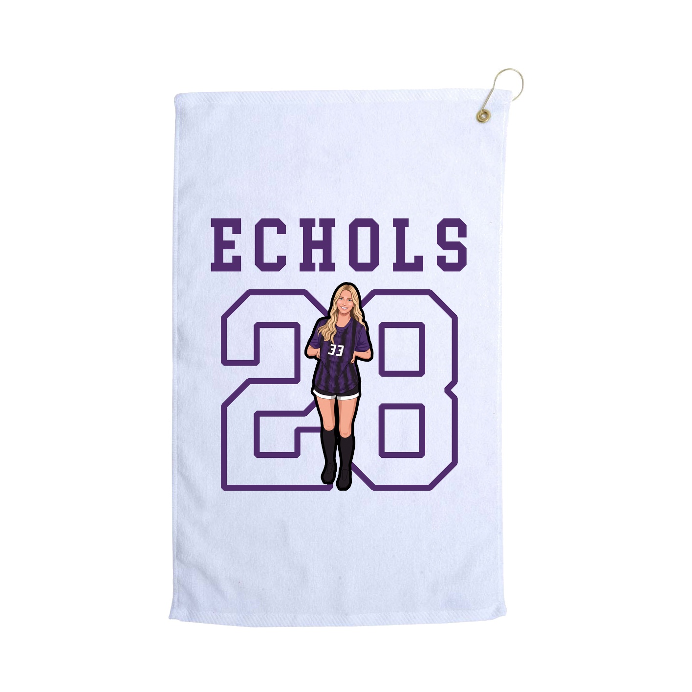 Golf Towel — Shirsey in White