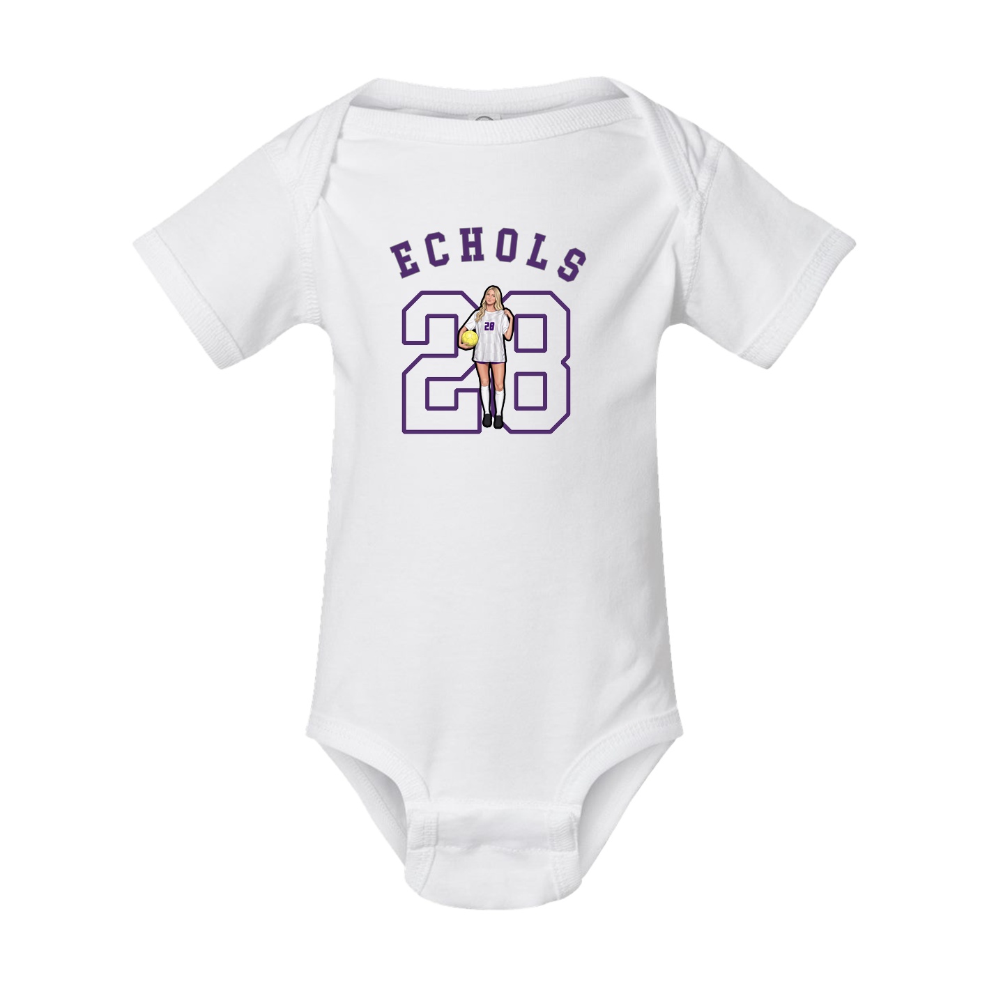 Baby Onesie — Shirsey Arch in White