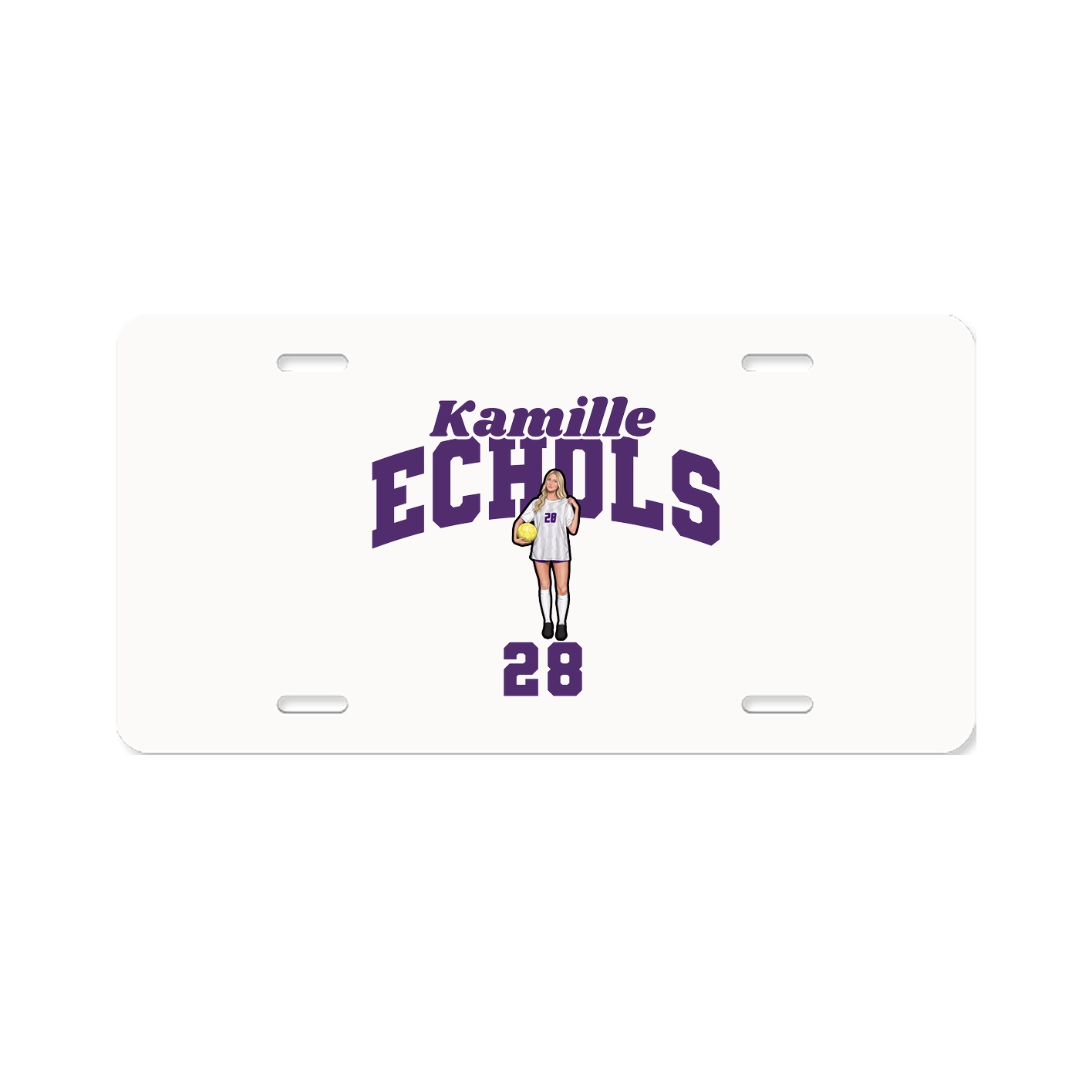 License Plate — Signature Arch in Classic