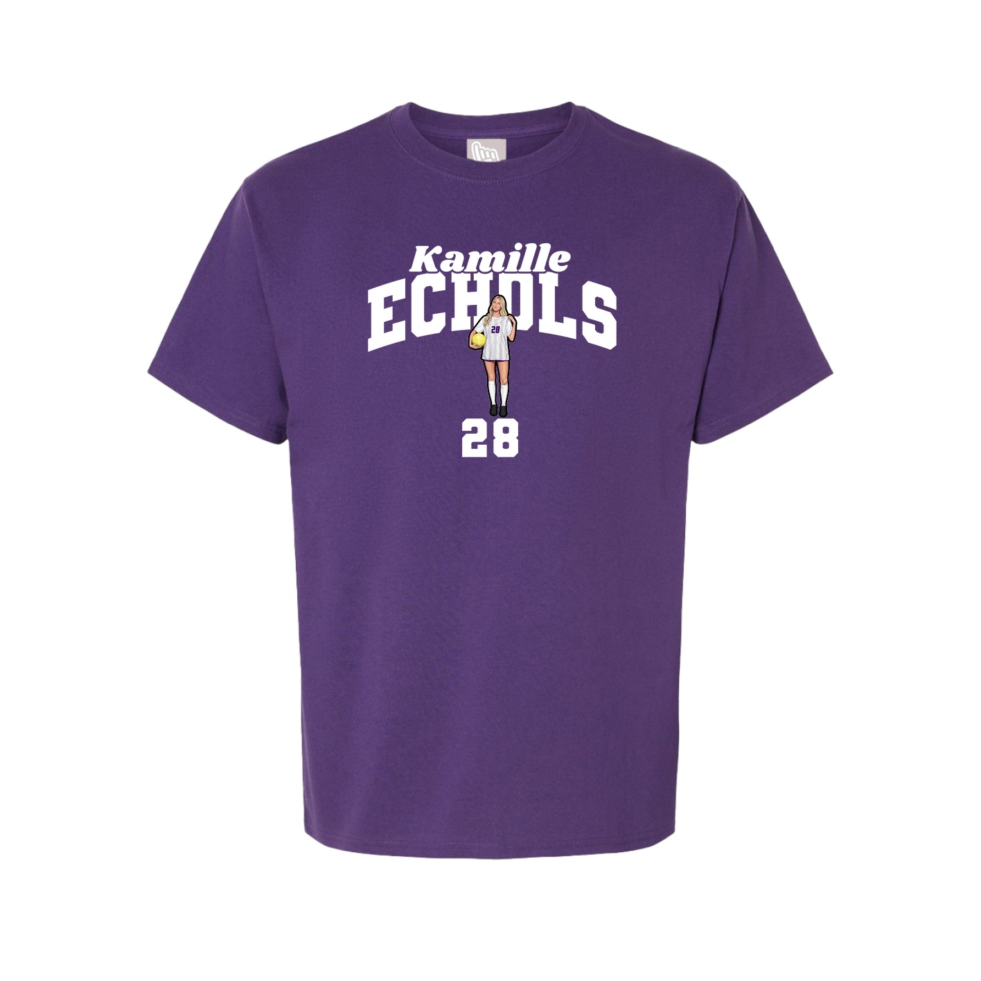 Youth Tee — Signature Arch in Purple