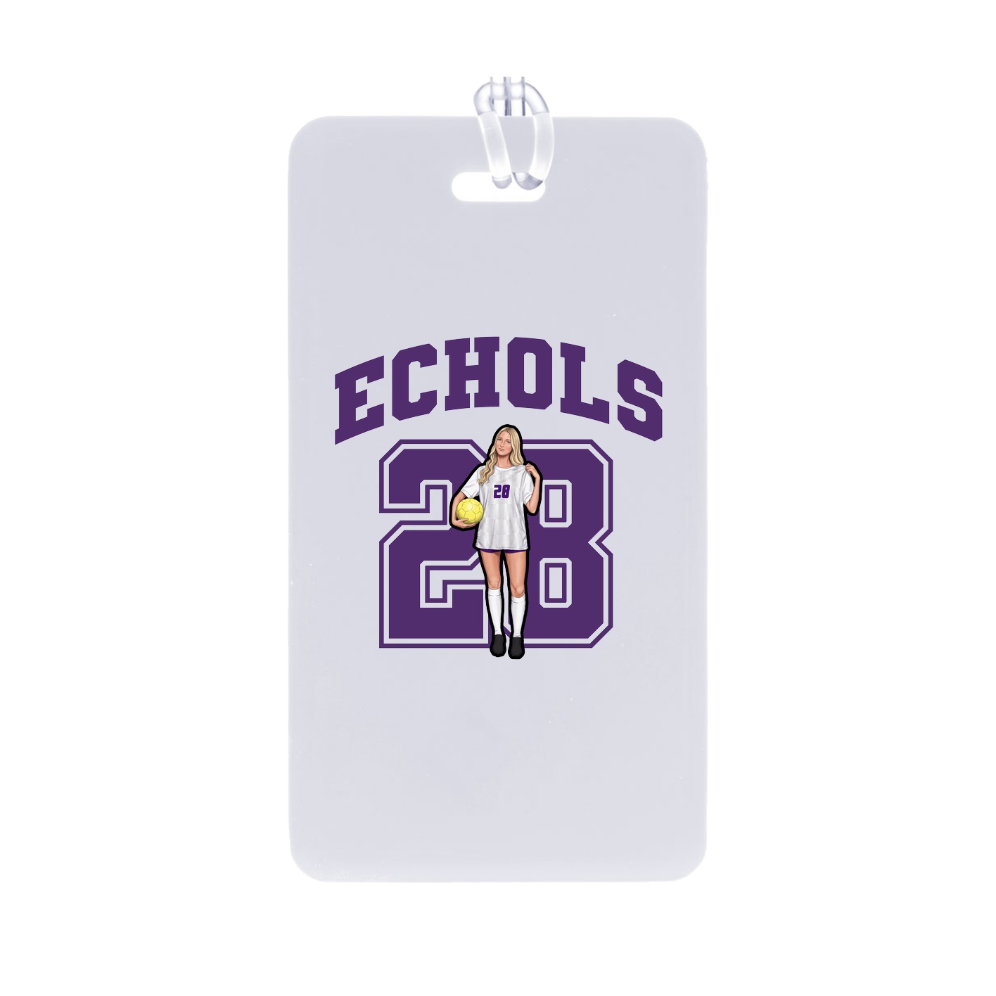 Bag Tag — Number in Classic