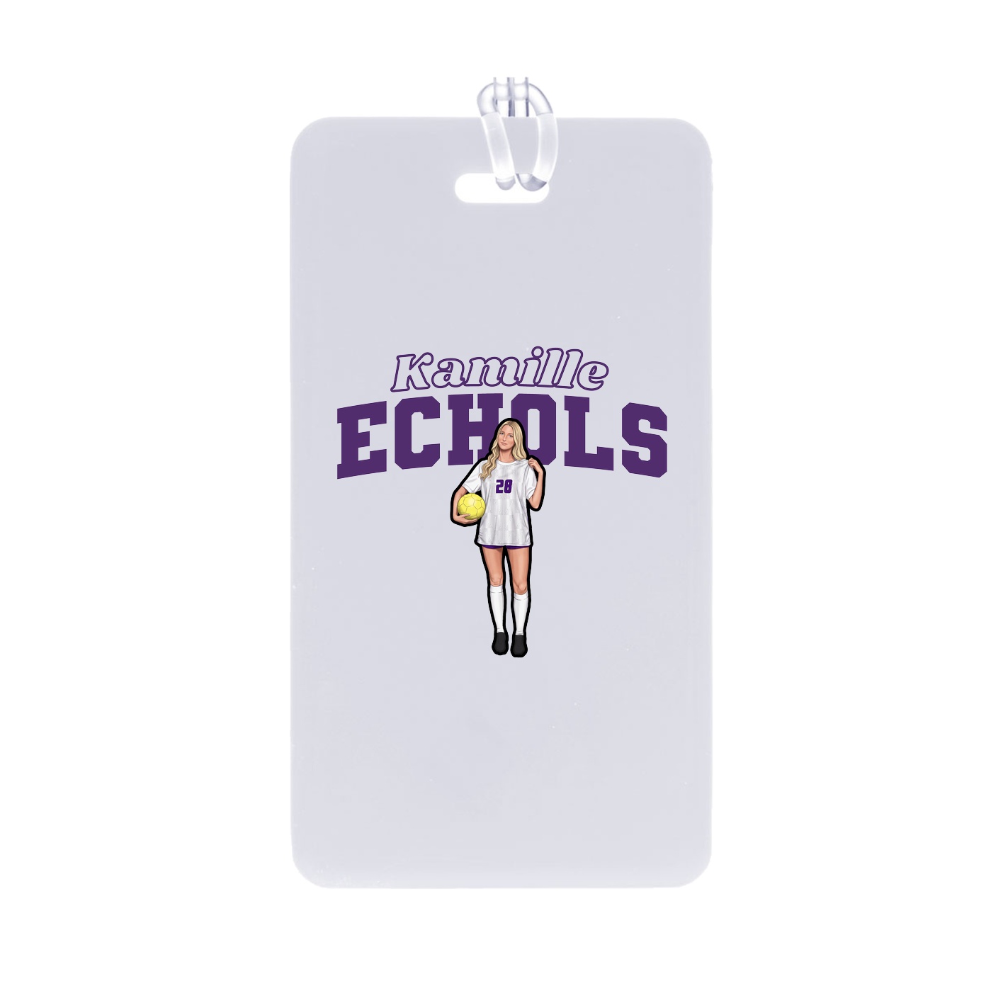 Bag Tag — Name Arch in Classic