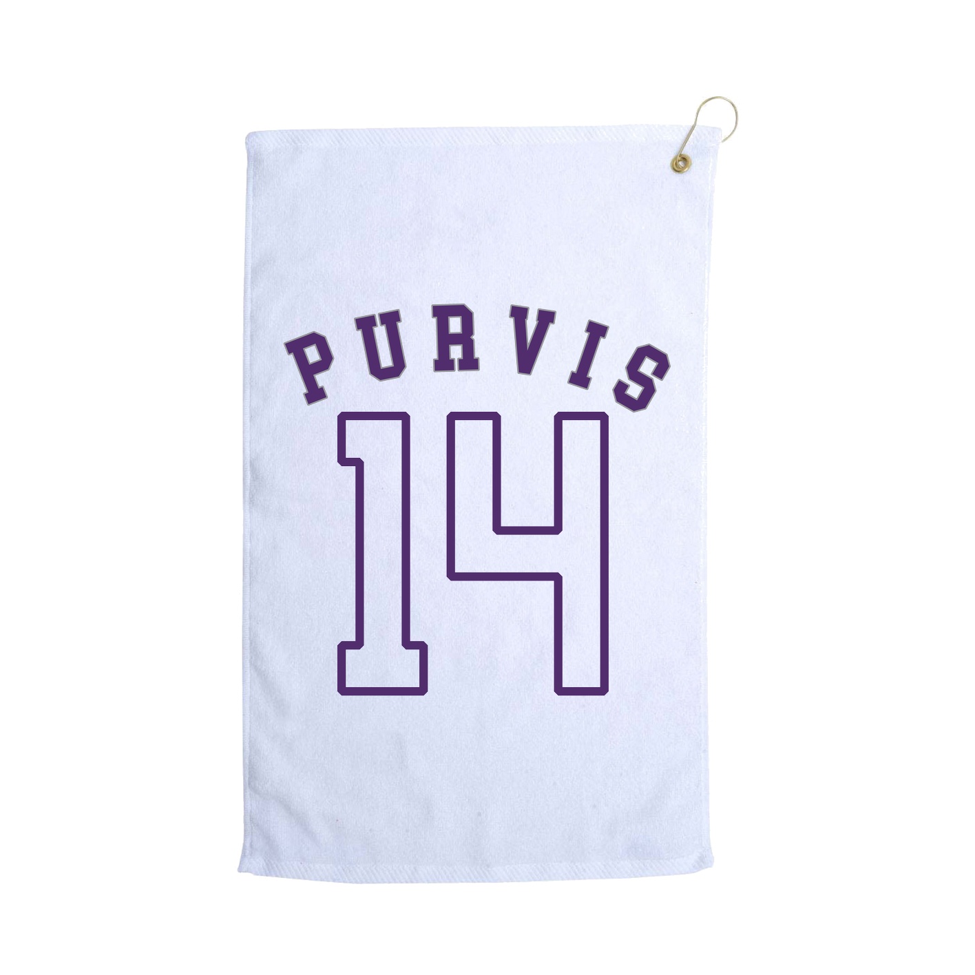 Golf Towel — Shirsey Arch in White