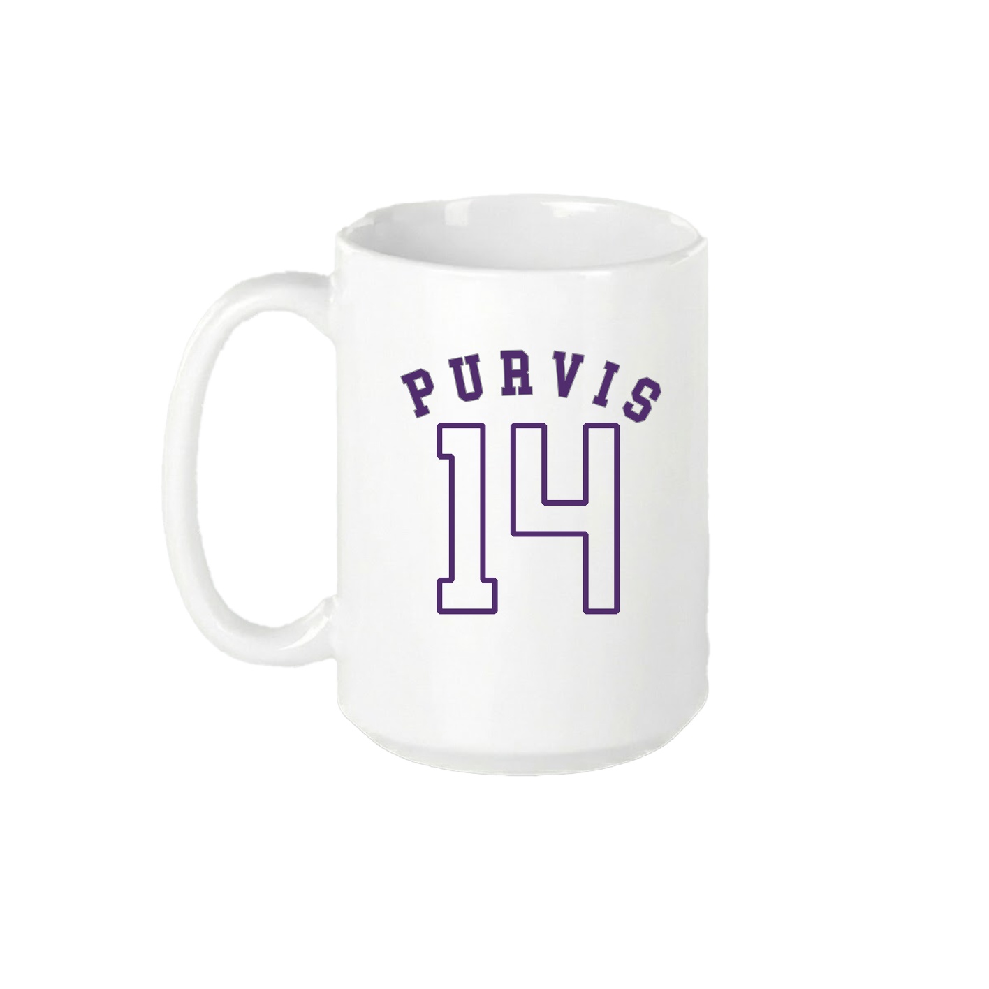 15oz Coffee Mug — Shirsey Arch in White