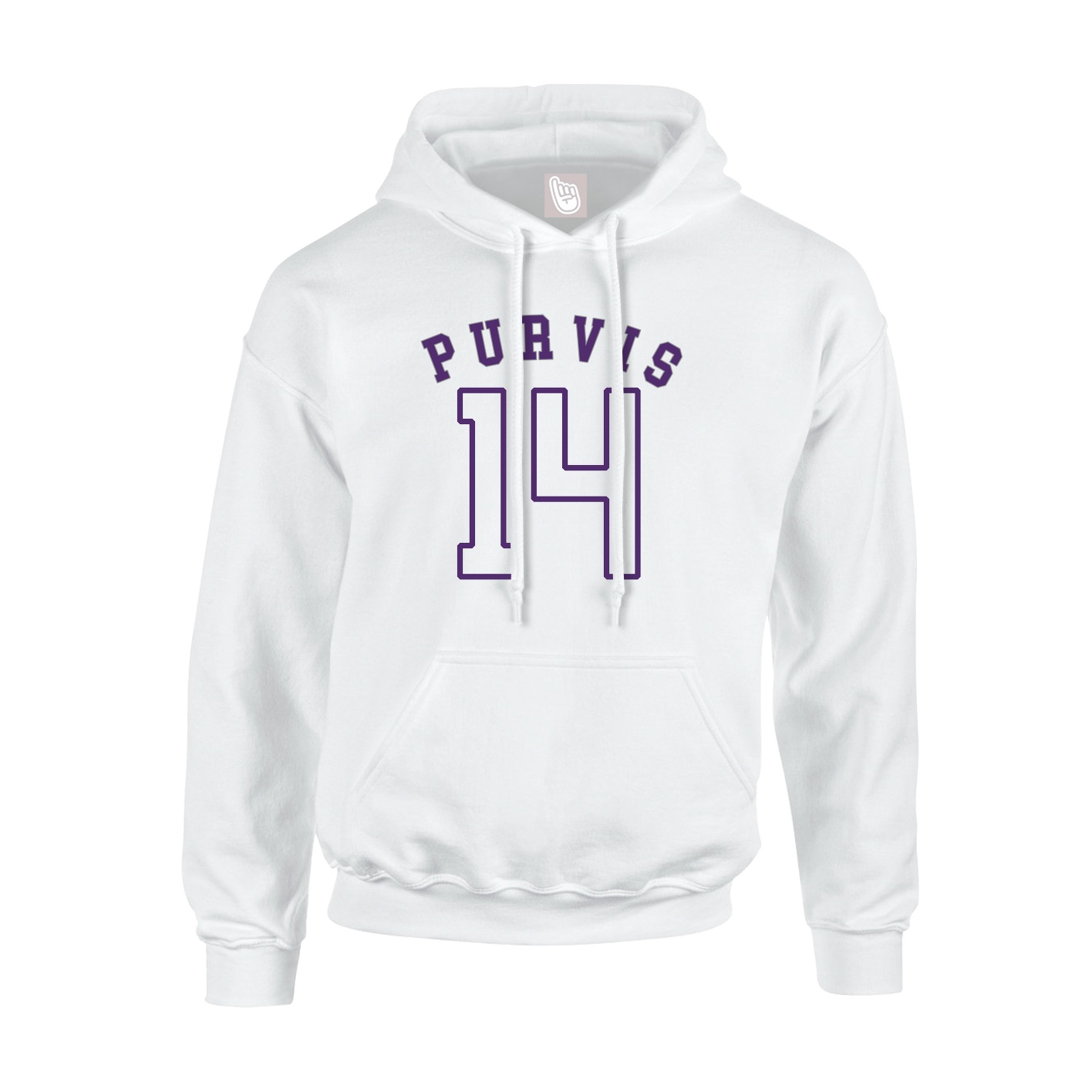 Hoodie — Shirsey Arch in White