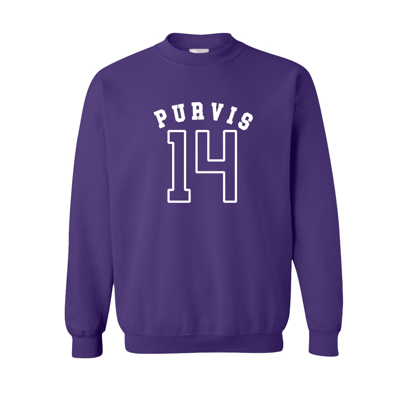 Fleece Crew — Shirsey Arch in Purple
