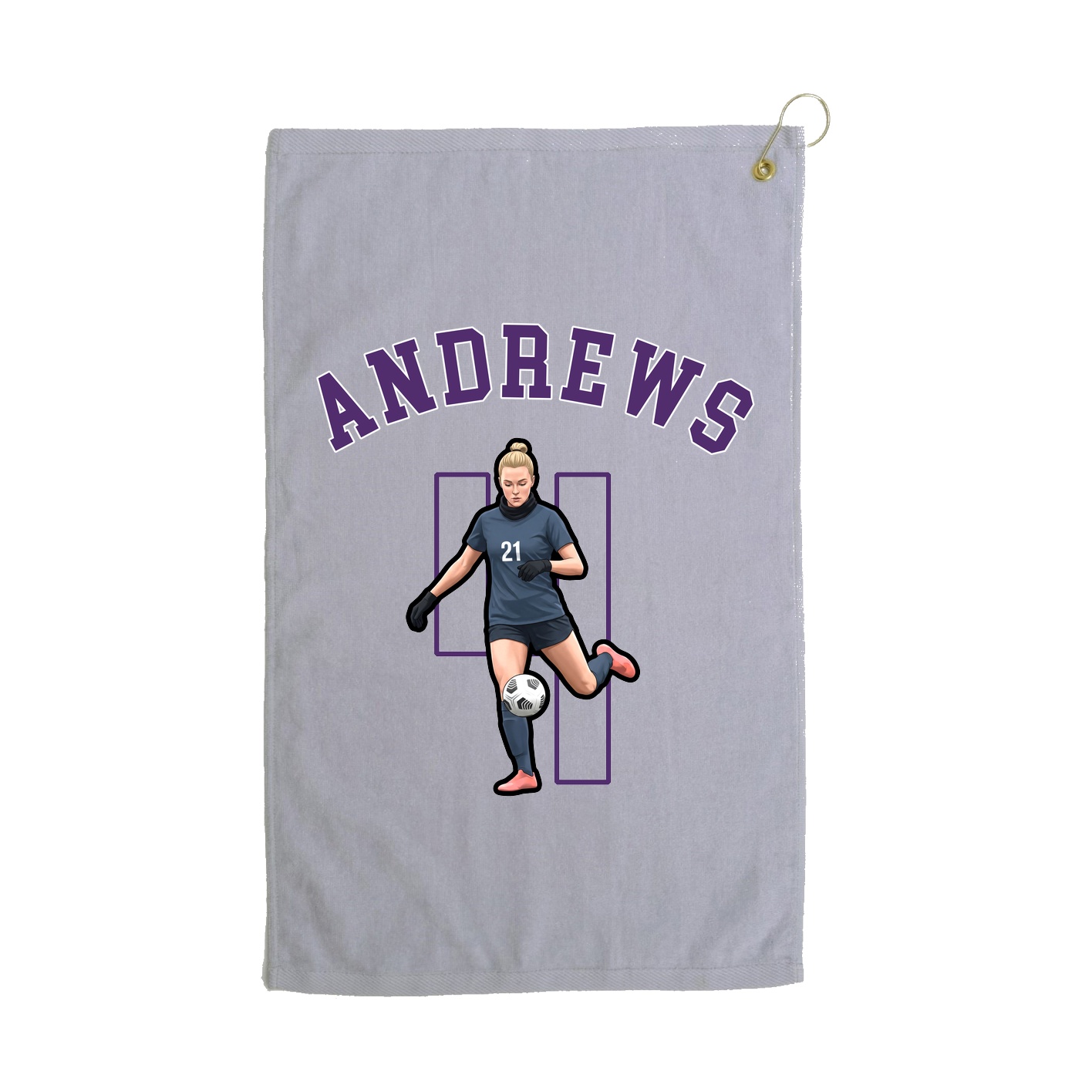 Golf Towel — Shirsey Arch in Grey
