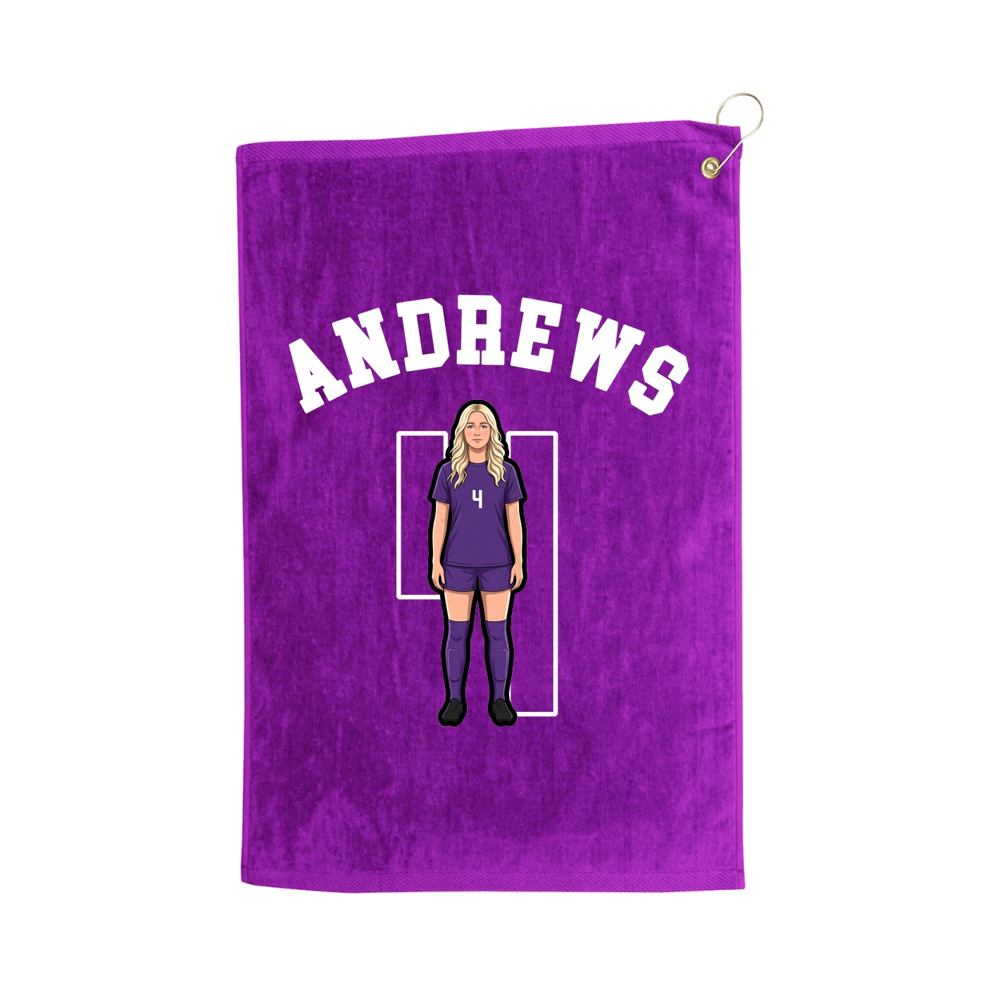 Golf Towel — Shirsey Arch in Purple