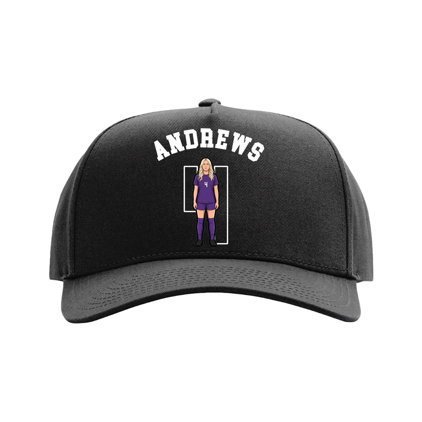 Full Fabric Five-Panel Champ Cap