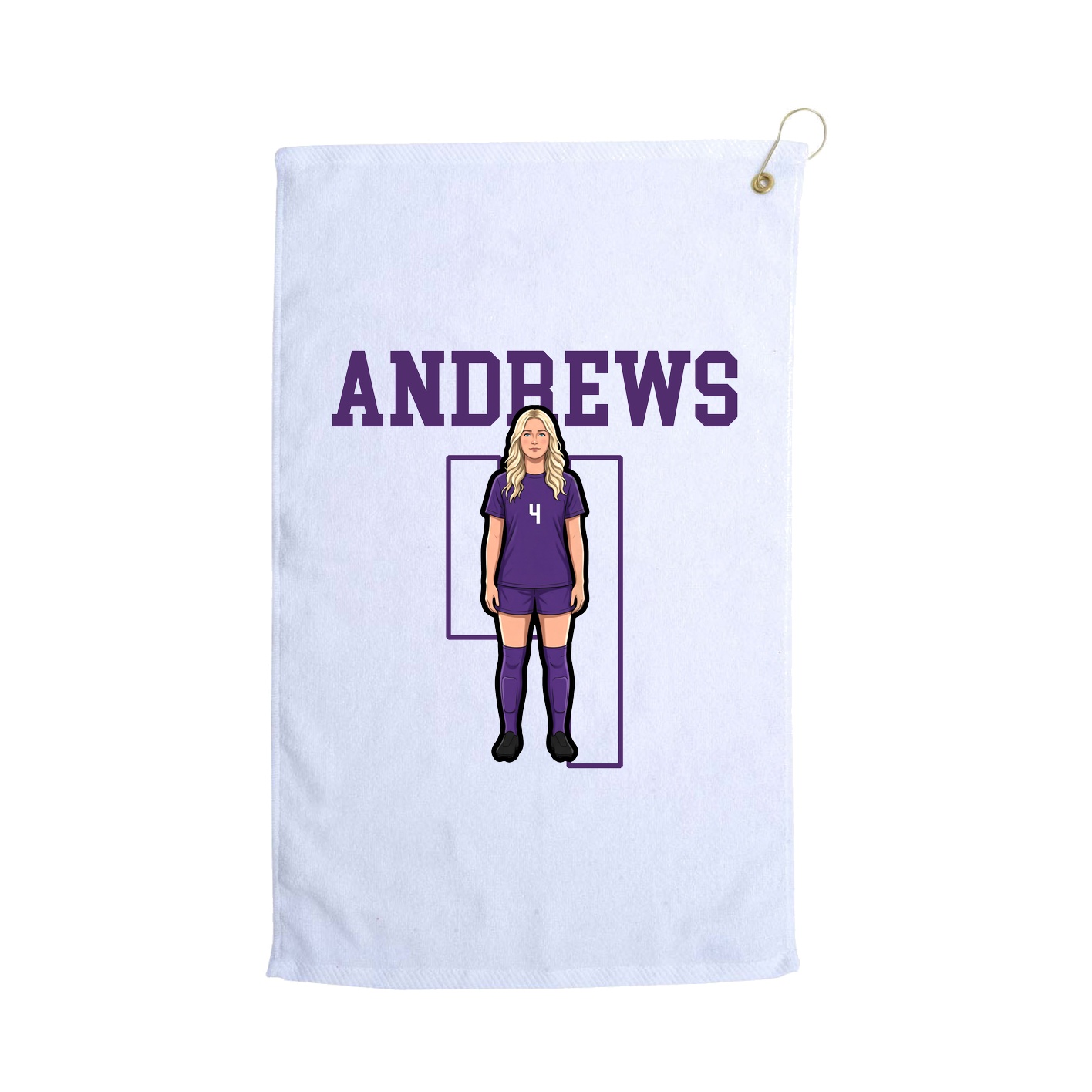 Golf Towel — Shirsey in White