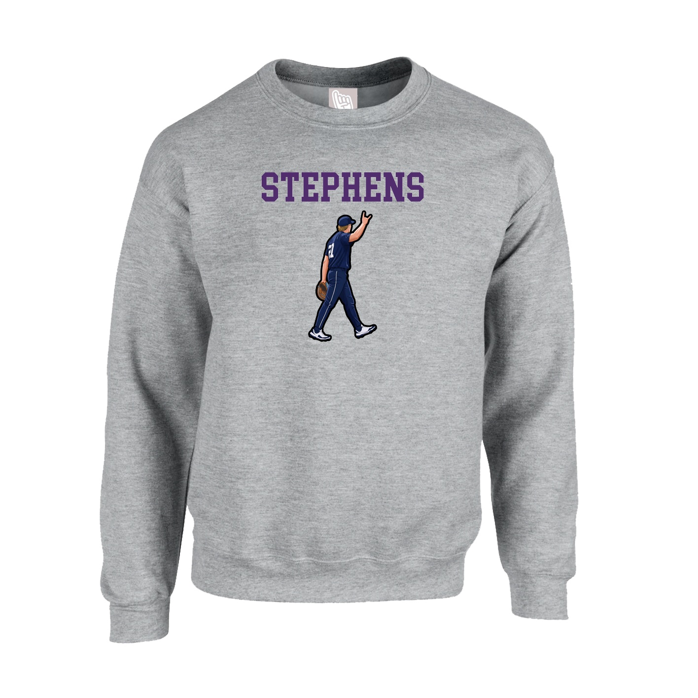 Fleece Crew — Shirsey in Grey