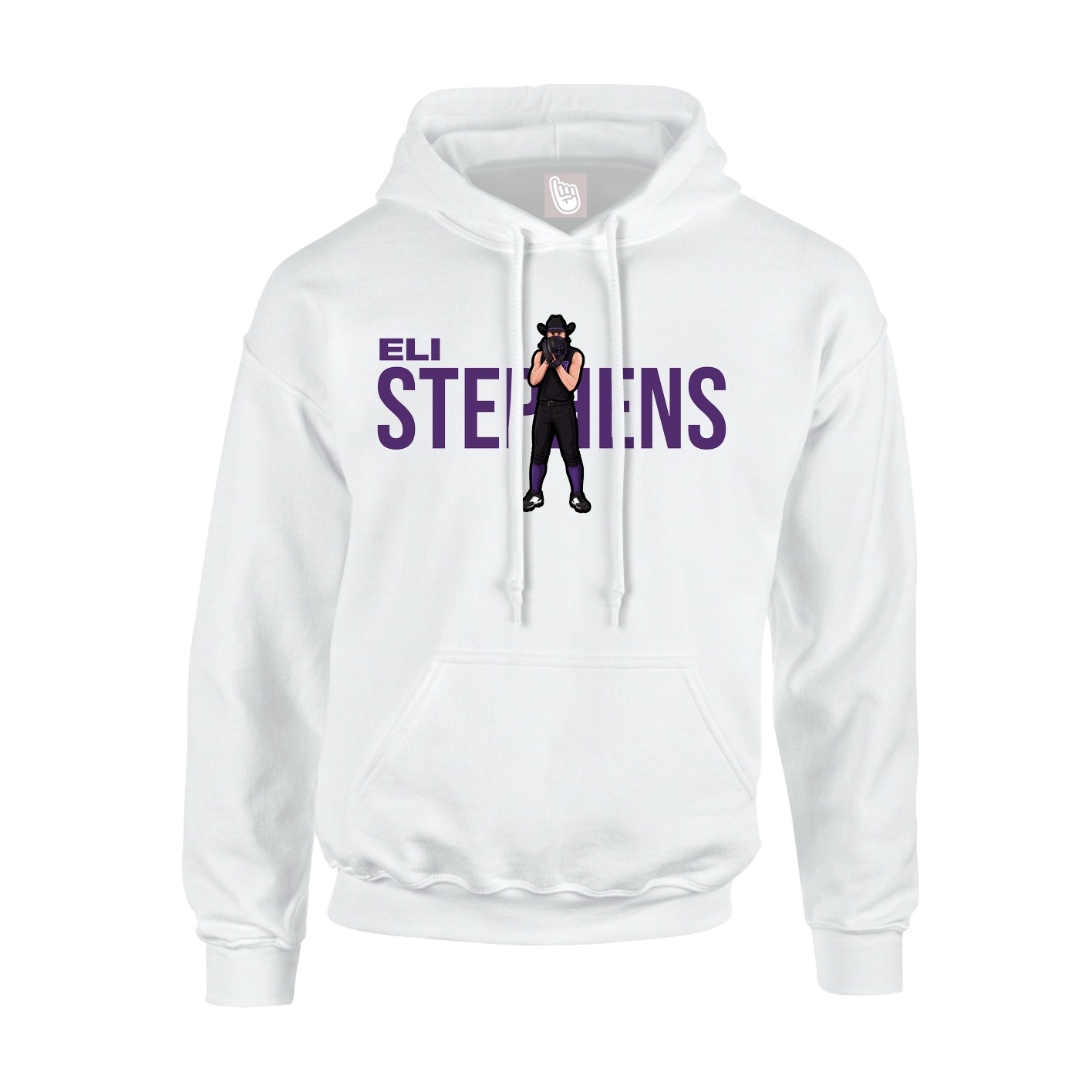 Hoodie — Player Name in White