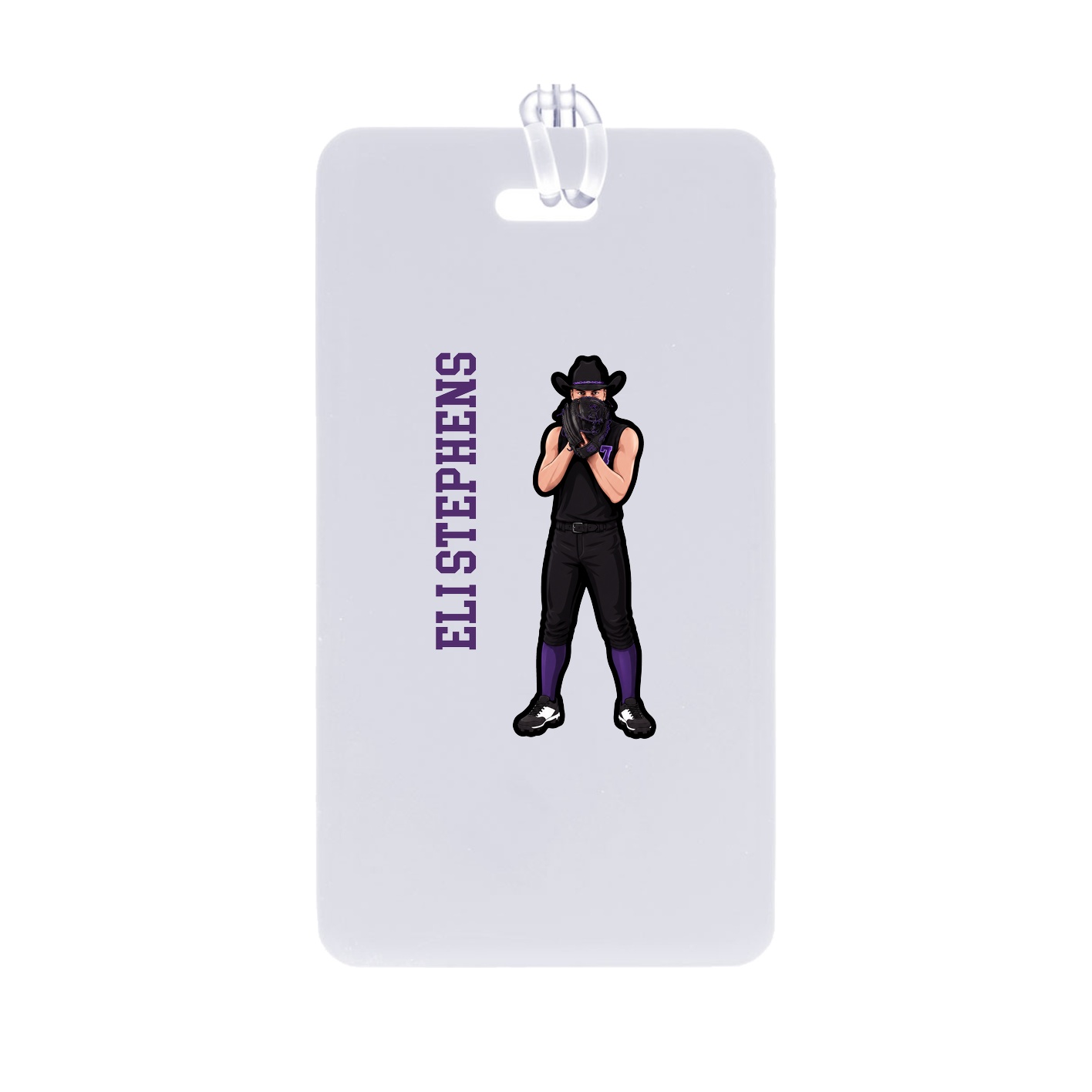 Bag Tag — Name Vertical in Classic
