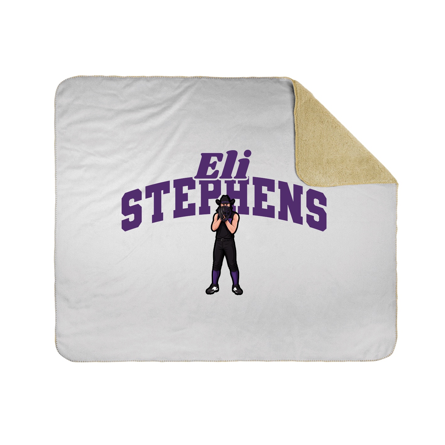 Throw Blanket — Signature Arch in White