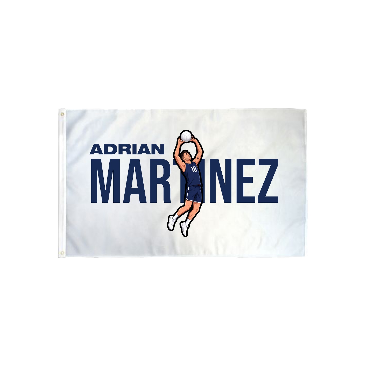 3x5 Flag — Player Name in Classic