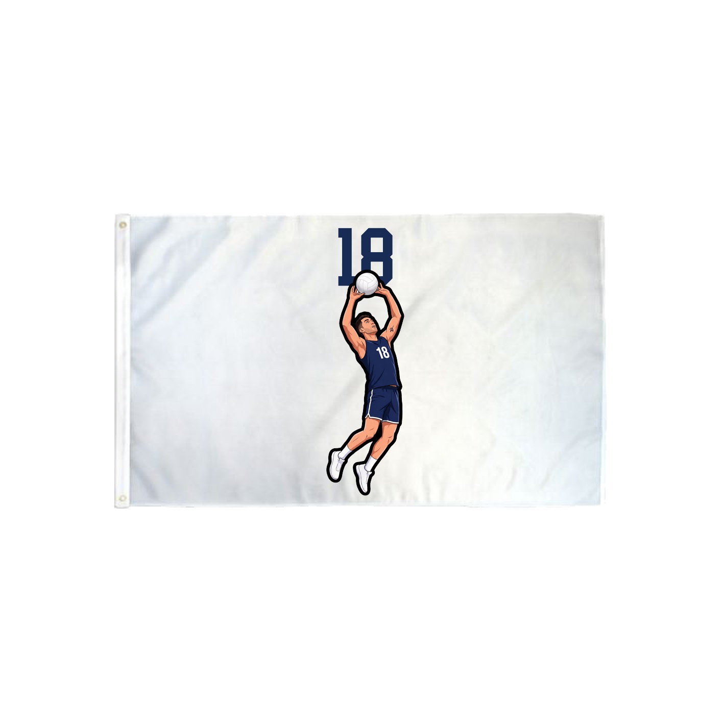 3x5 Flag — Number Top in Classic